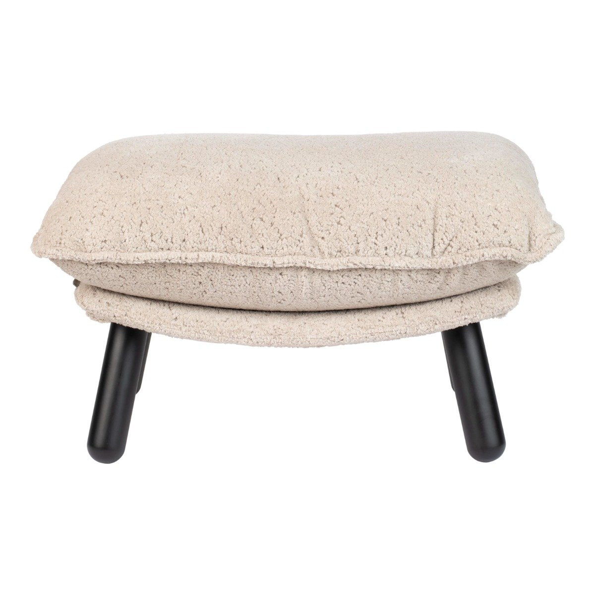 Footstool LAZY SACK cotton teddy, Zuiver, Eye on Design