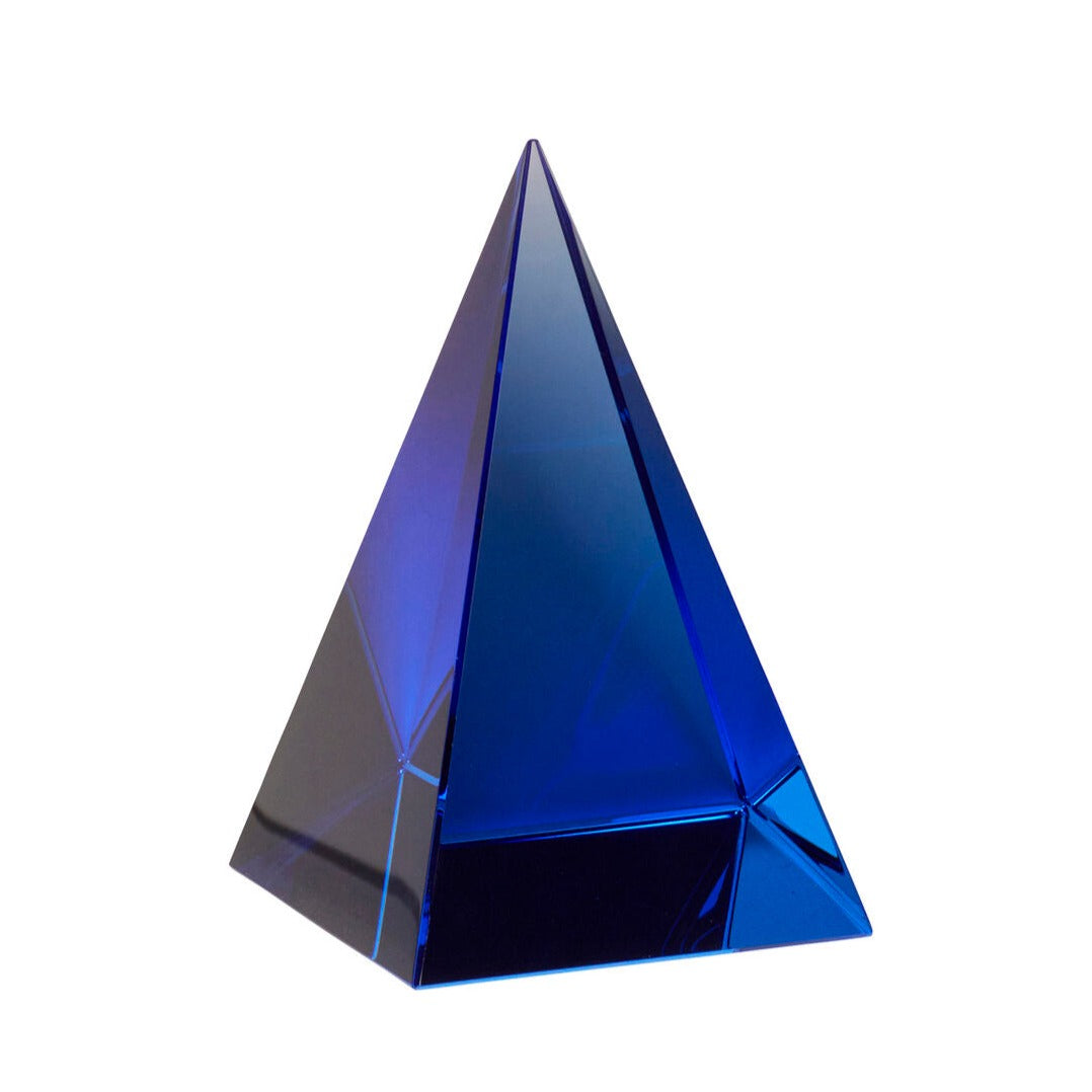 Prism is an original paper button, which is a decoration in itself. It is distinguished by the shape of a pyramid with an amazing blue color. It breaks in a mysterious and beautiful way of light.