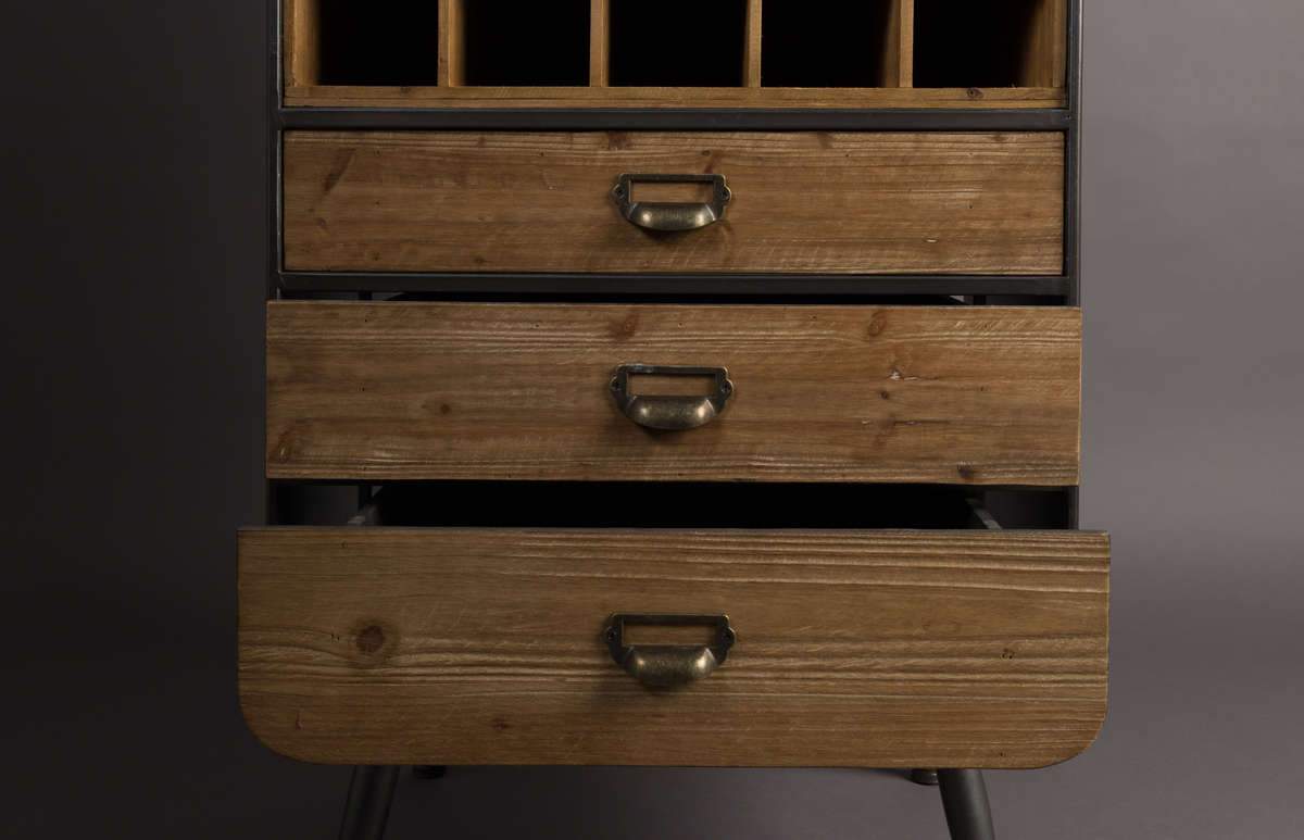 VINO wooden bar with iron base, Dutchbone, Eye on Design