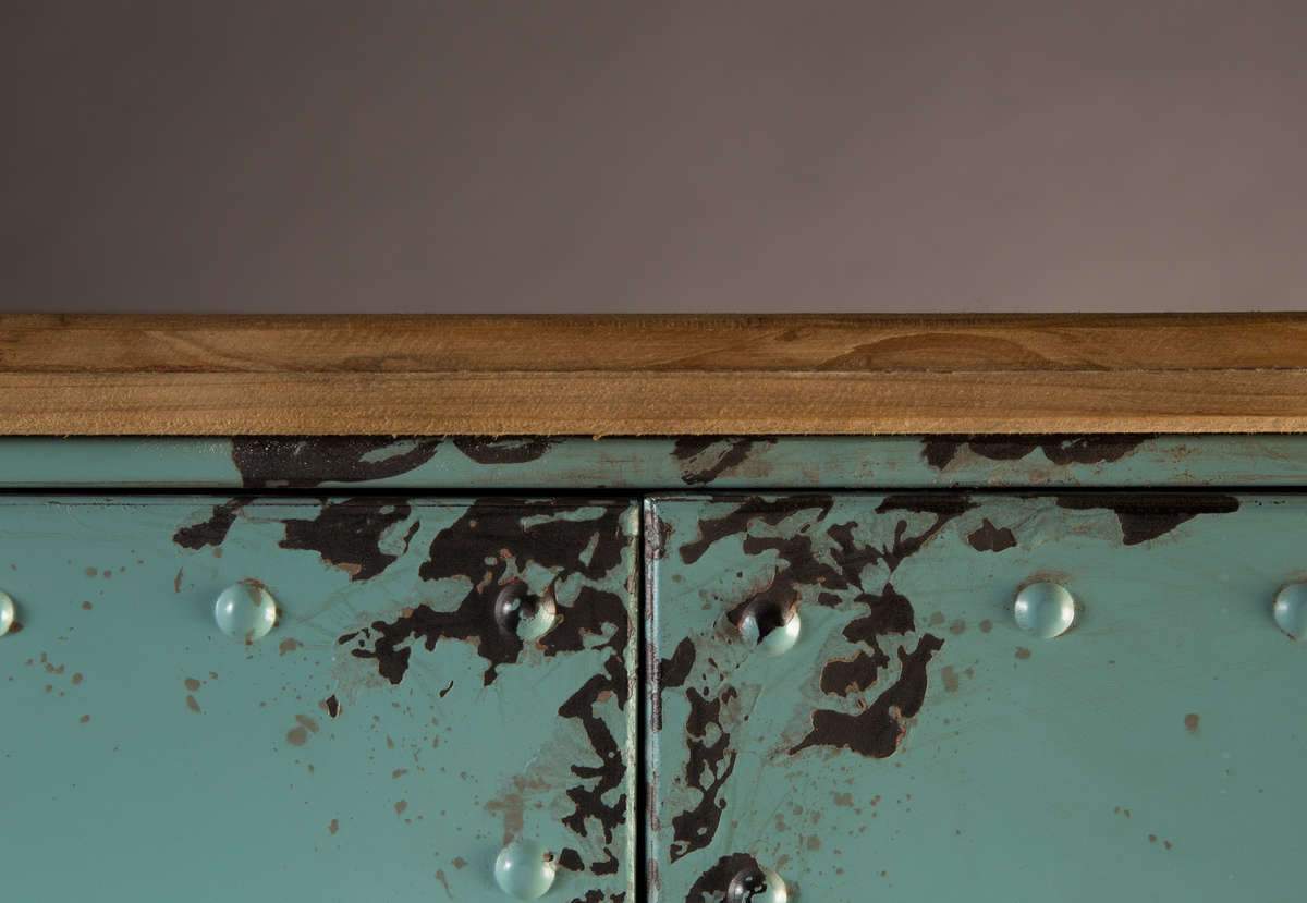 Cabinet RUSTY turquoise, Dutchbone, Eye on Design