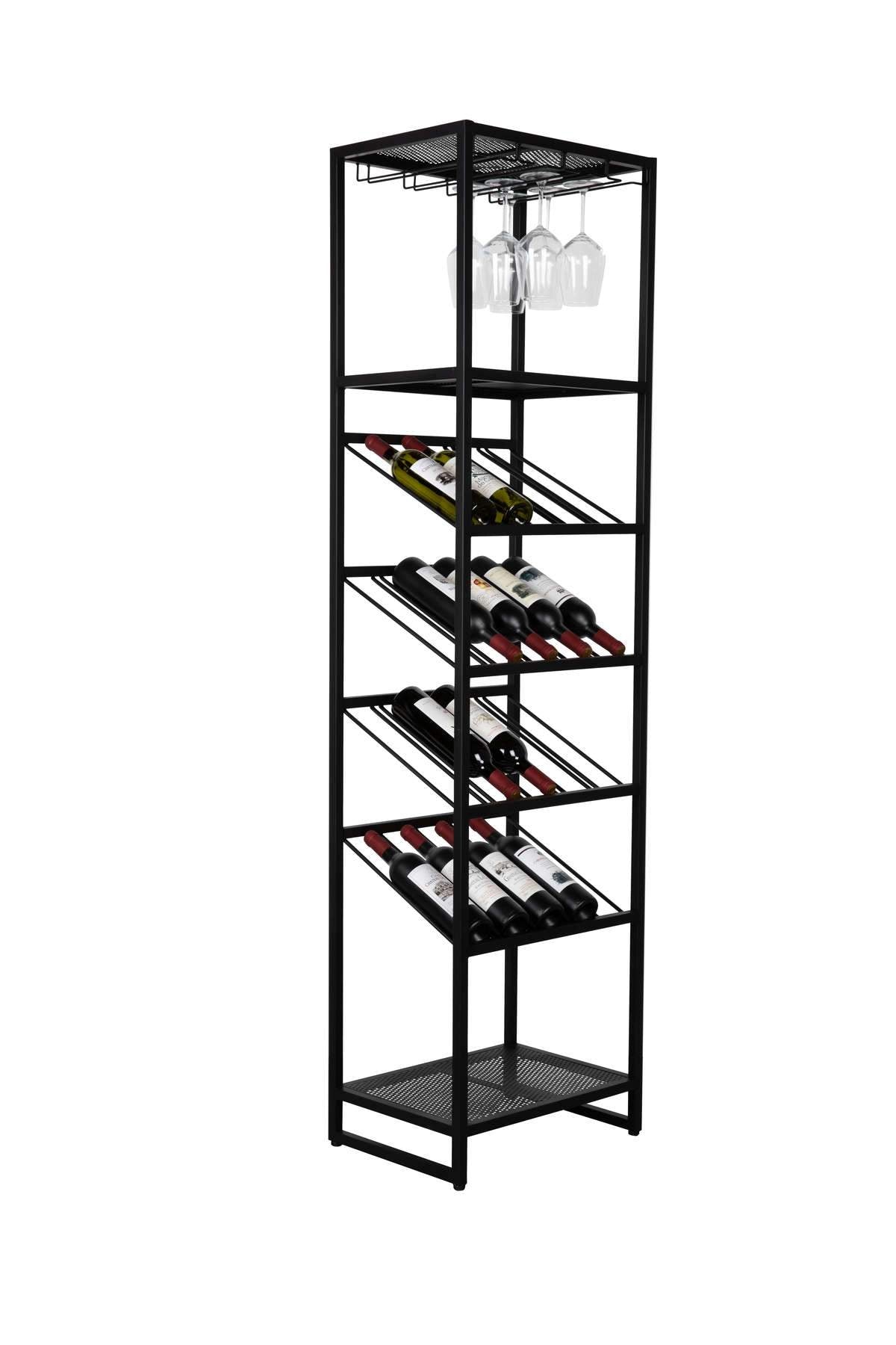 Wine bar CANTOR black small, Zuiver, Eye on Design