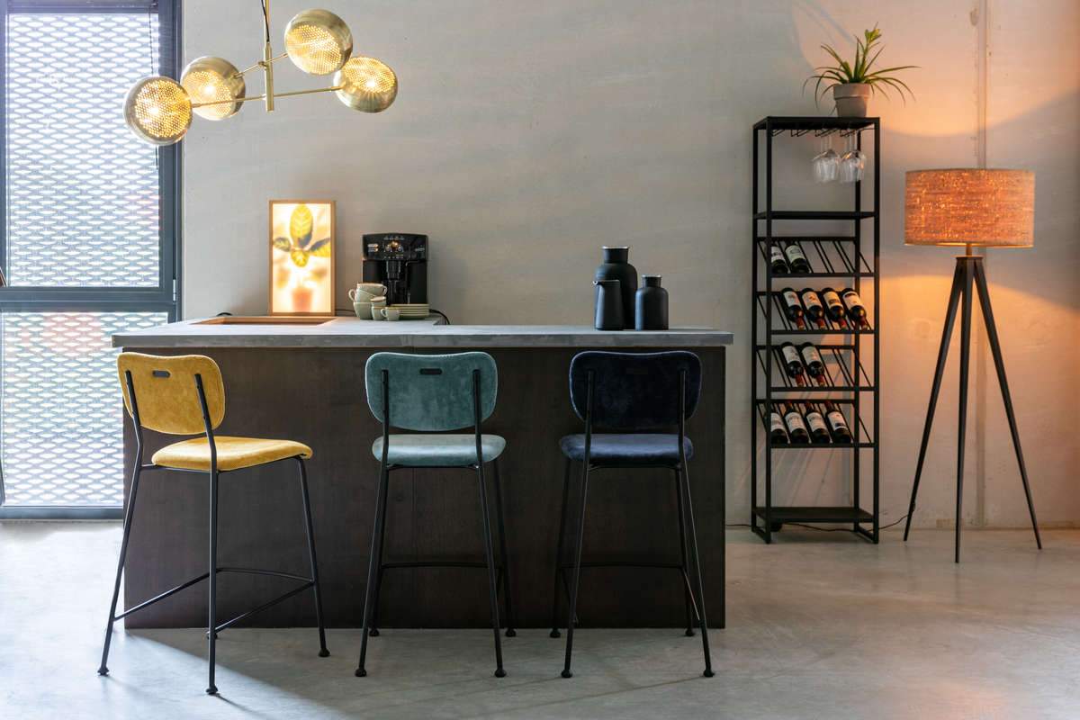 Wine bar CANTOR black small, Zuiver, Eye on Design