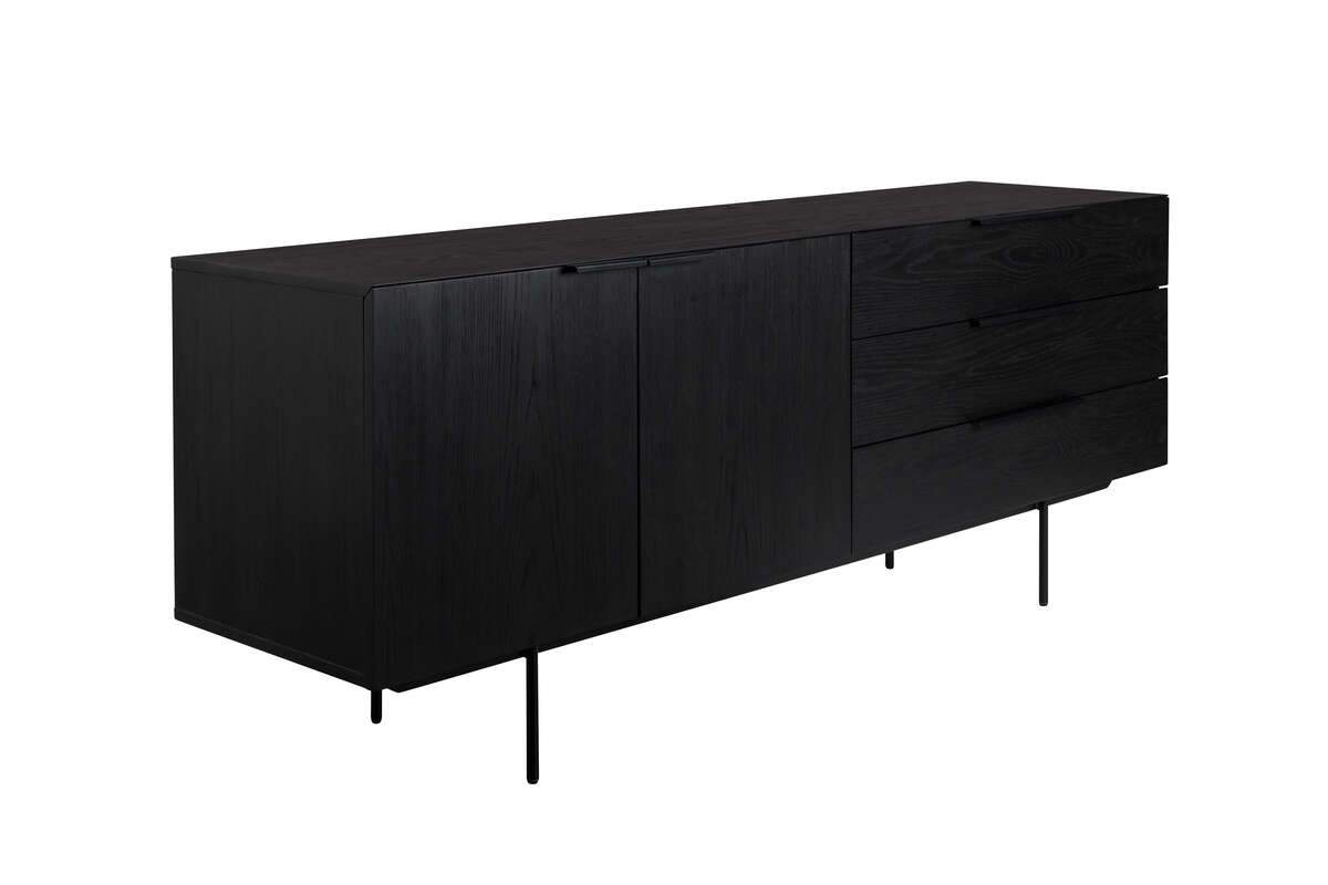 TRAVIS chest of drawers black, Zuiver, Eye on Design