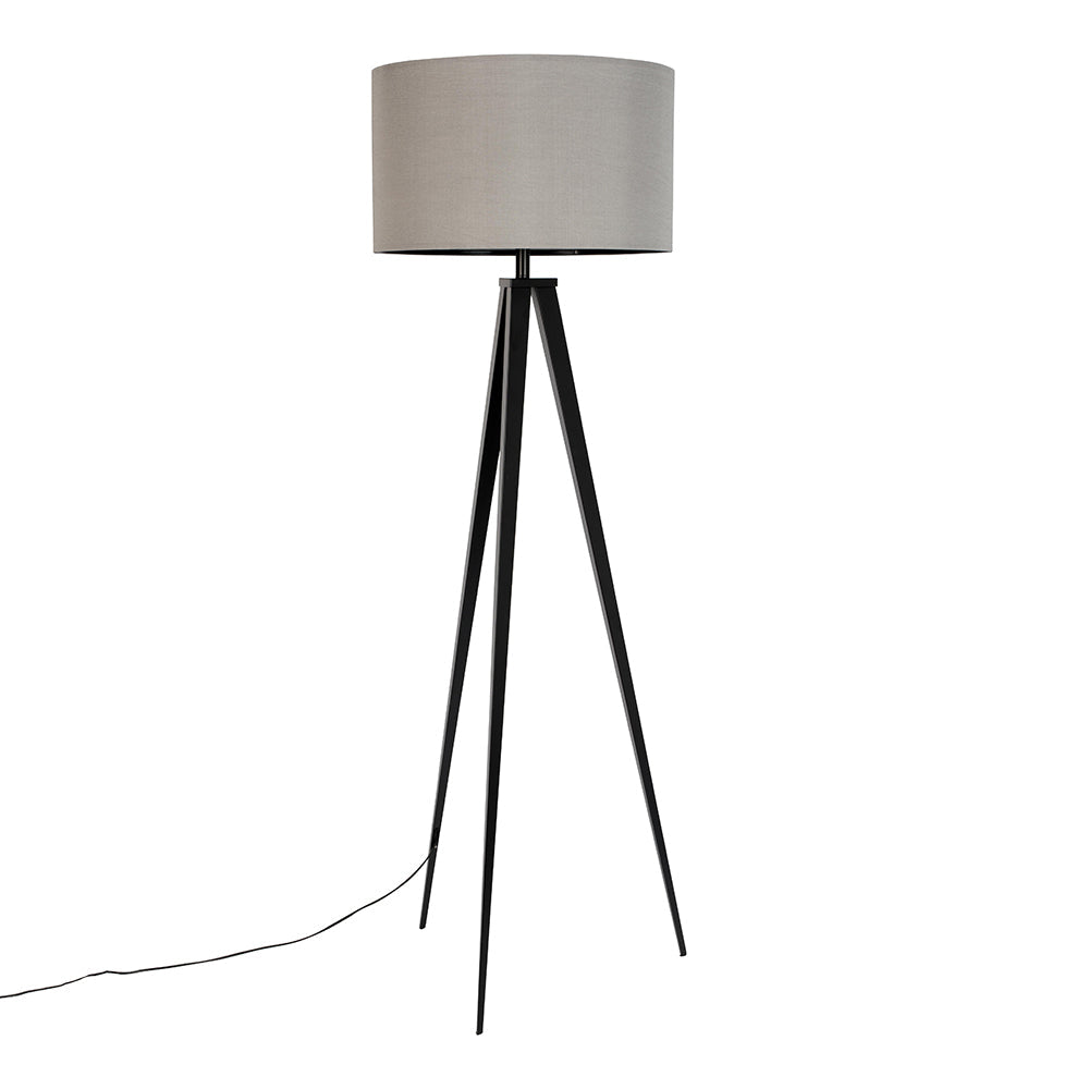 Elegant, long and metal legs are the hallmark of Tripod floor lamps. The severity of the appearance has been broken with a polyester lampshade, which can always be removed thanks to sewn in. The simplicity of its implementation will be found in many rooms from modern showrooms, through minimalist dining rooms to Scandinavian offices. This is only the invention of the owner, which room is to be completed by it.
