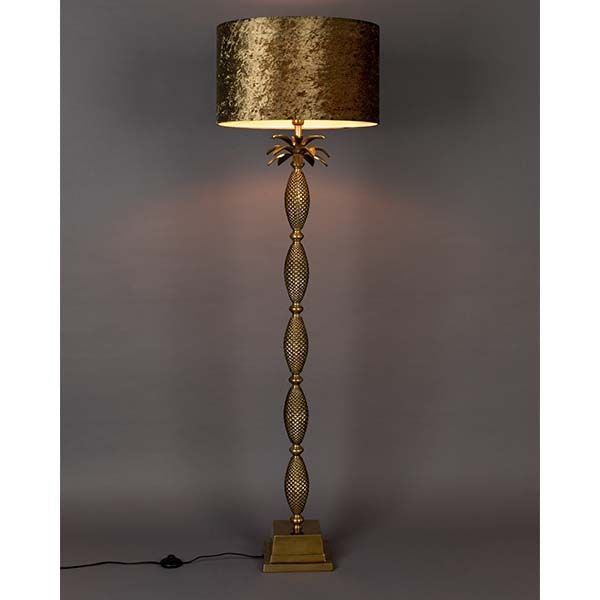 Floor lamp PIÑA gold, Dutchbone, Eye on Design