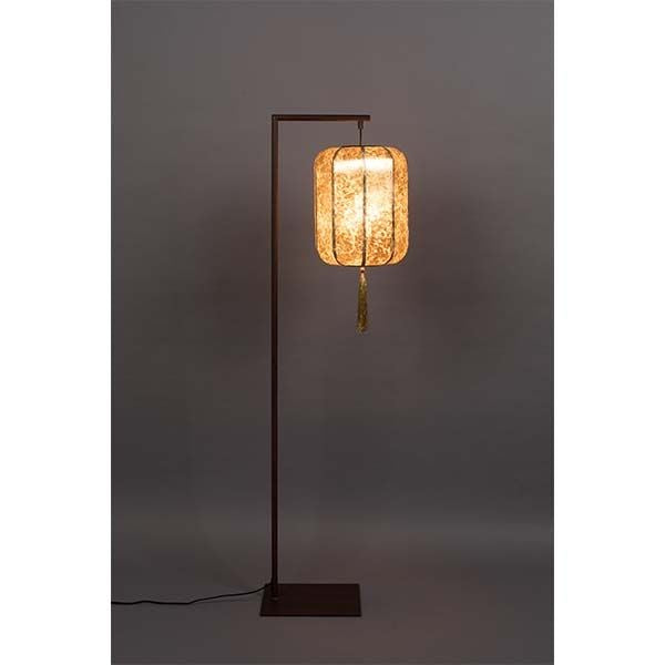 SUONI floor lamp gold, Dutchbone, Eye on Design