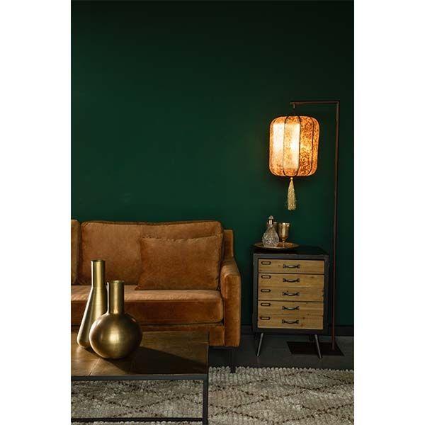 SUONI floor lamp gold, Dutchbone, Eye on Design