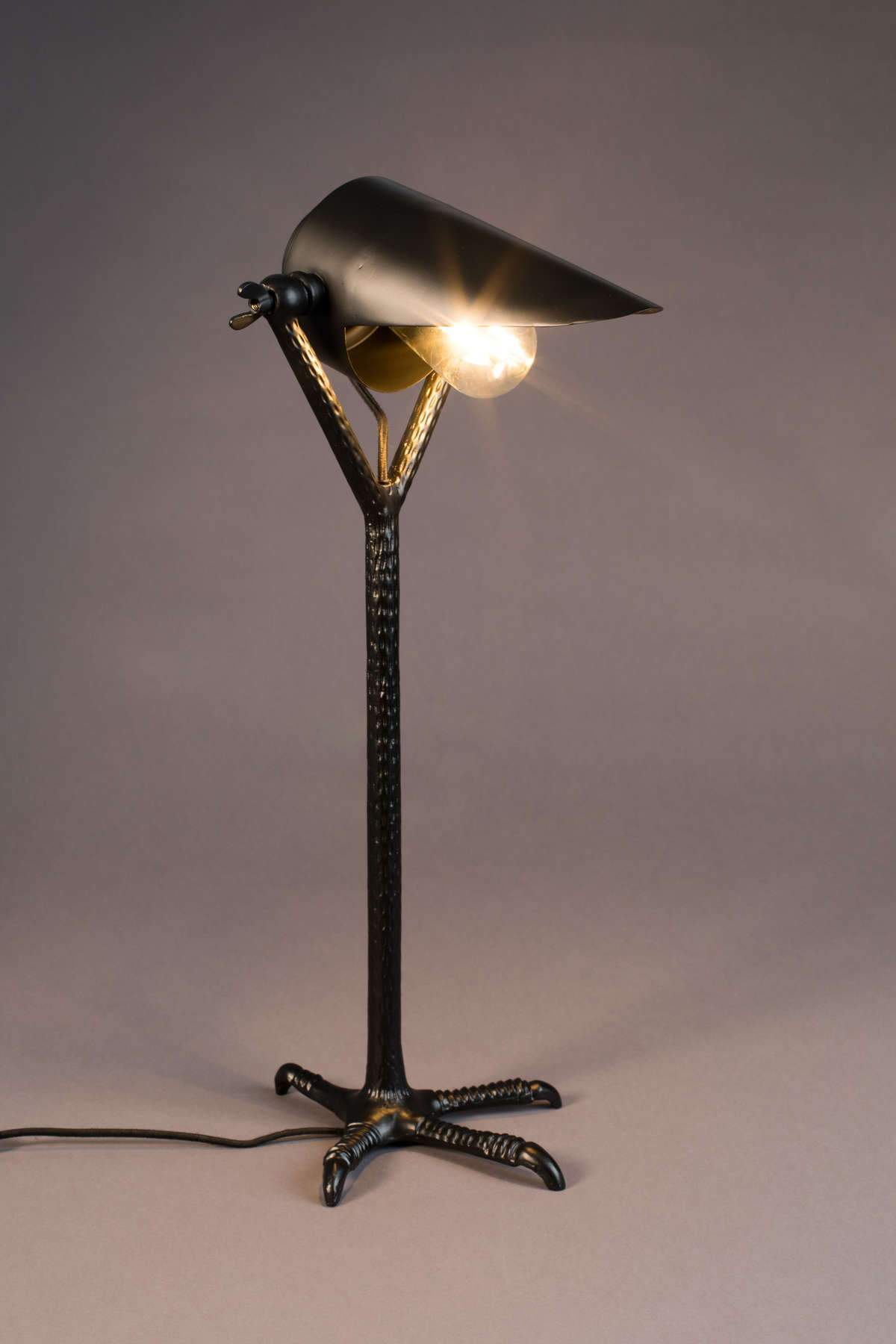 Desk lamp FALCON black, Dutchbone, Eye on Design