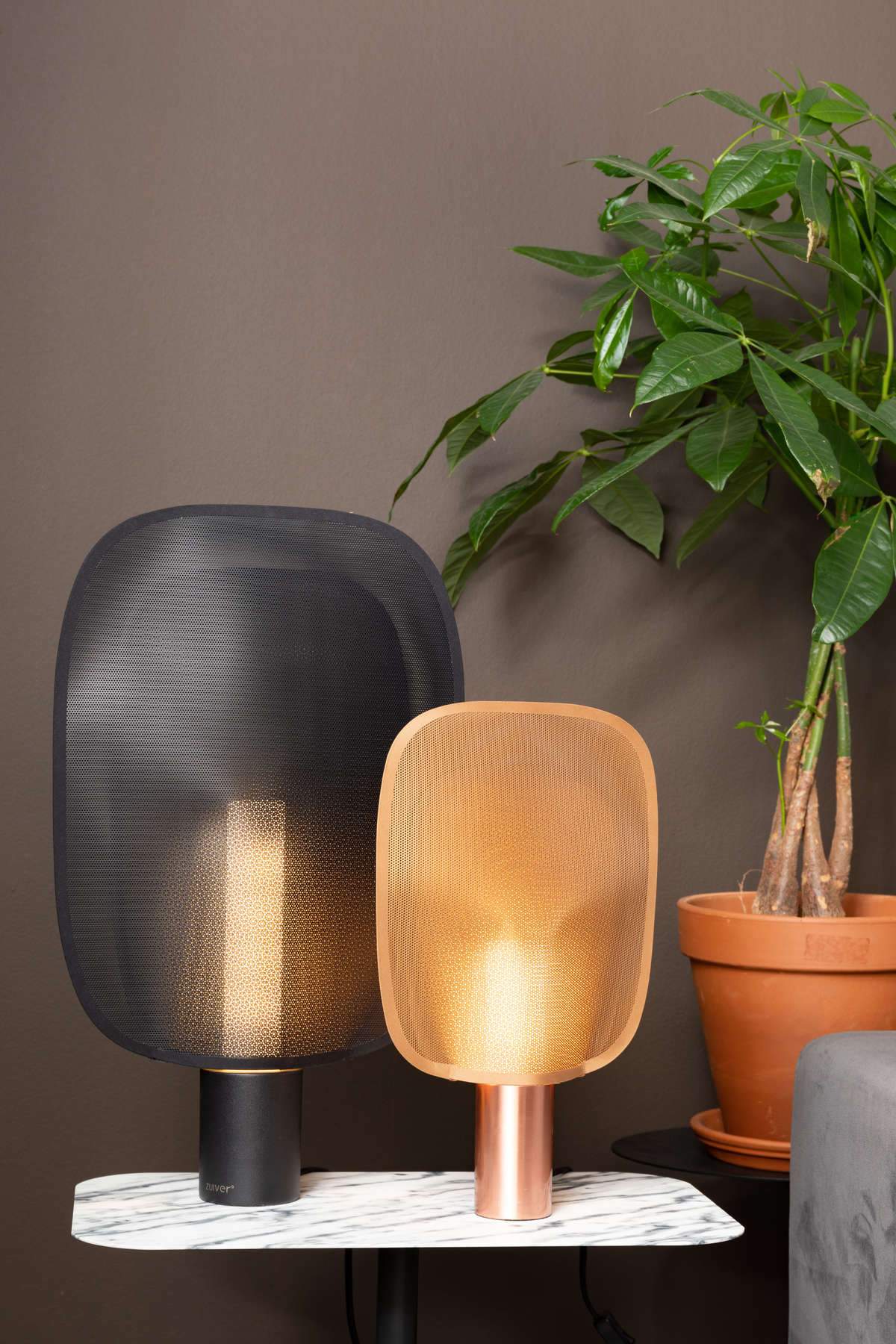 MAI S copper table lamp, Zuiver, Eye on Design