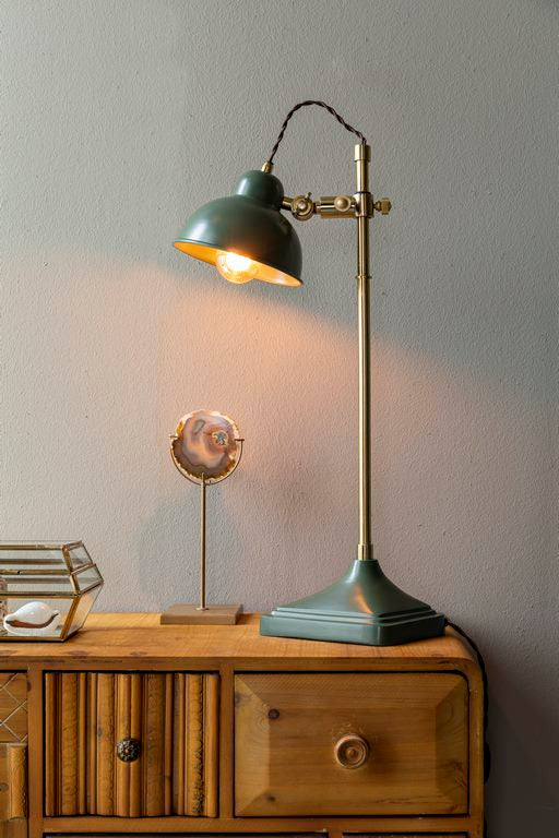 TODD desk lamp green, Dutchbone, Eye on Design