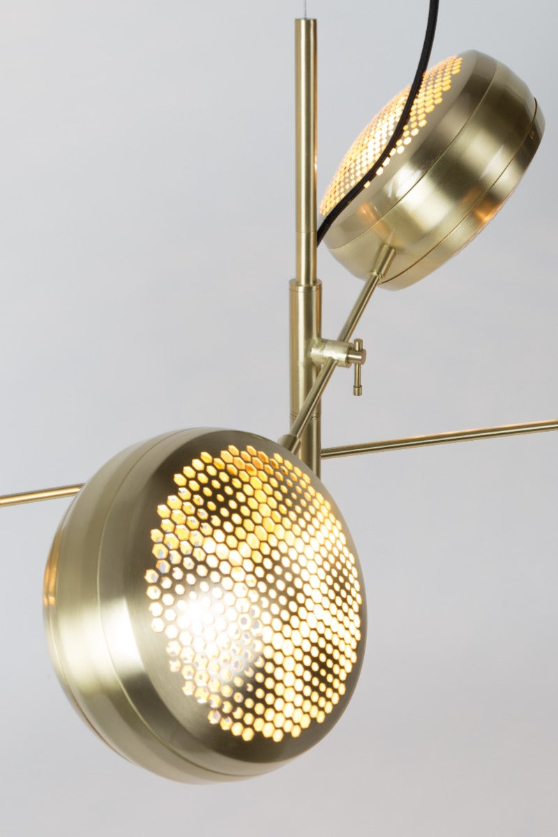 GRINGO MULTI BRASS brass pendant lamp