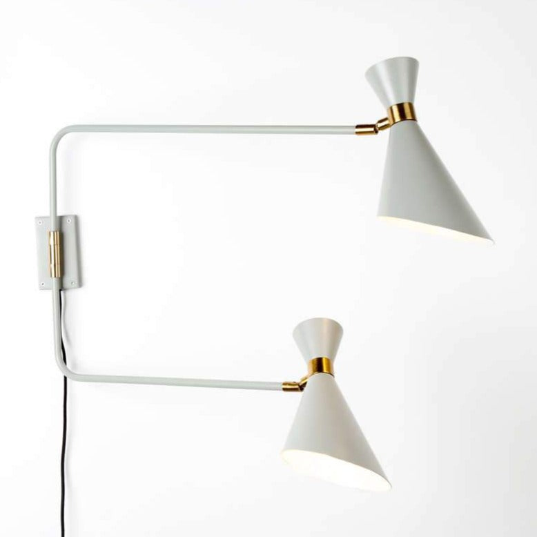 DOUBLE SHADY wall lamp grey, Zuiver, Eye on Design