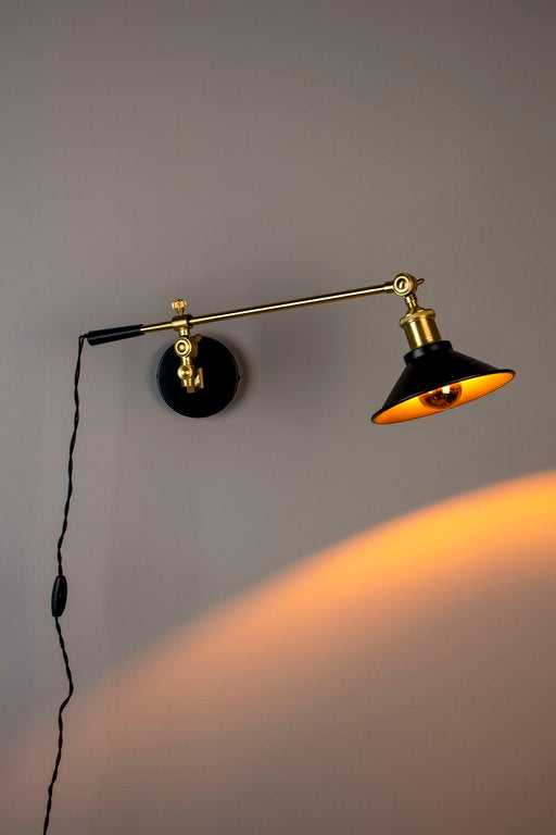 PENELOPE wall lamp black
