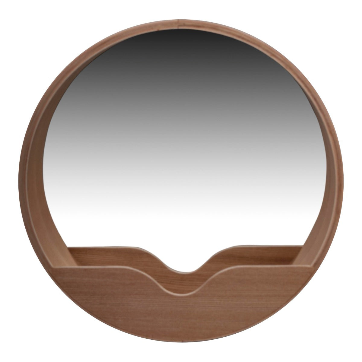 Wall mirror ROUND 60 wooden, Zuiver, Eye on Design