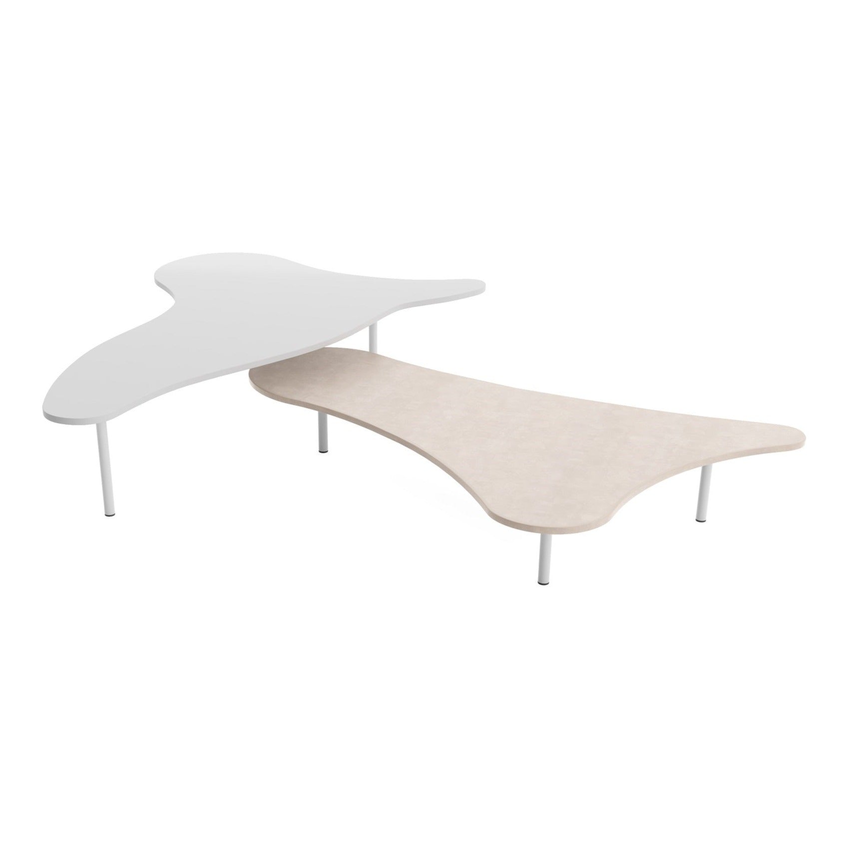 SULLA white table, Absynth, Eye on Design