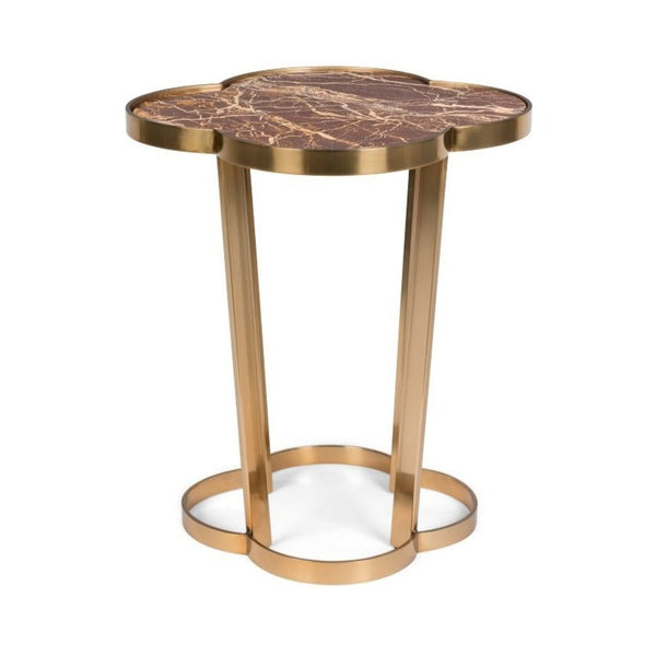 The side table IT's Marblelicious is the answer of Bold Monkey to the classic question "something is missing here". This side table with a marble top will add personality to any room. The striking, minimalist design is connected to the subtle art deco style. The marble surface of the table and brass legs perfectly match the soft furniture with the texture, and the shape in the art deco style is a beautiful contrast for modern spaces.