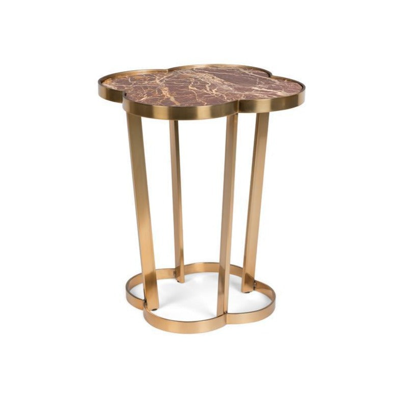 The side table IT's Marblelicious is the answer of Bold Monkey to the classic question "something is missing here". This side table with a marble top will add personality to any room. The striking, minimalist design is connected to the subtle art deco style. The marble surface of the table and brass legs perfectly match the soft furniture with the texture, and the shape in the art deco style is a beautiful contrast for modern spaces.