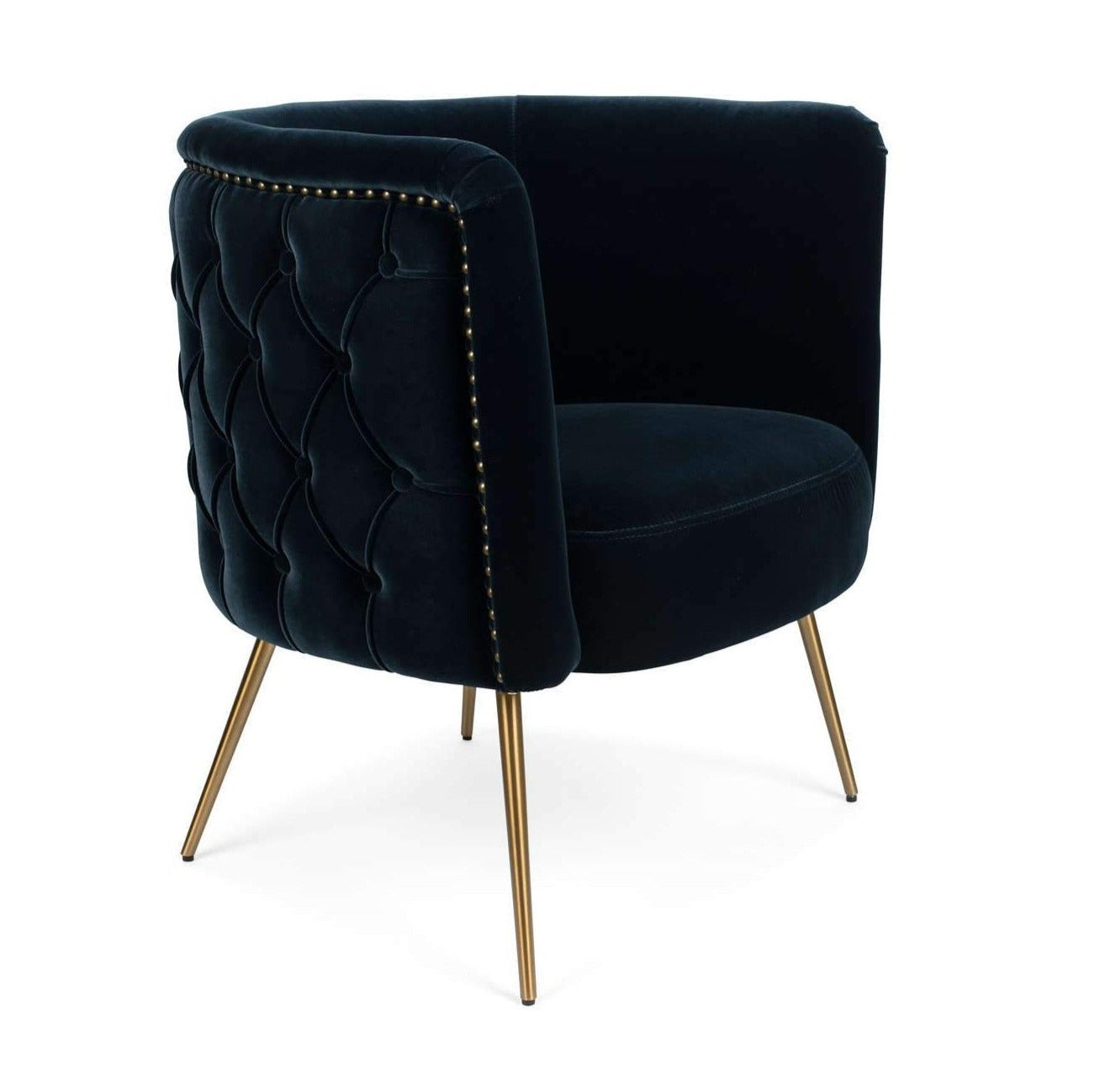 SUCH A STUD lounge chair navy blue, Bold Monkey, Eye on Design
