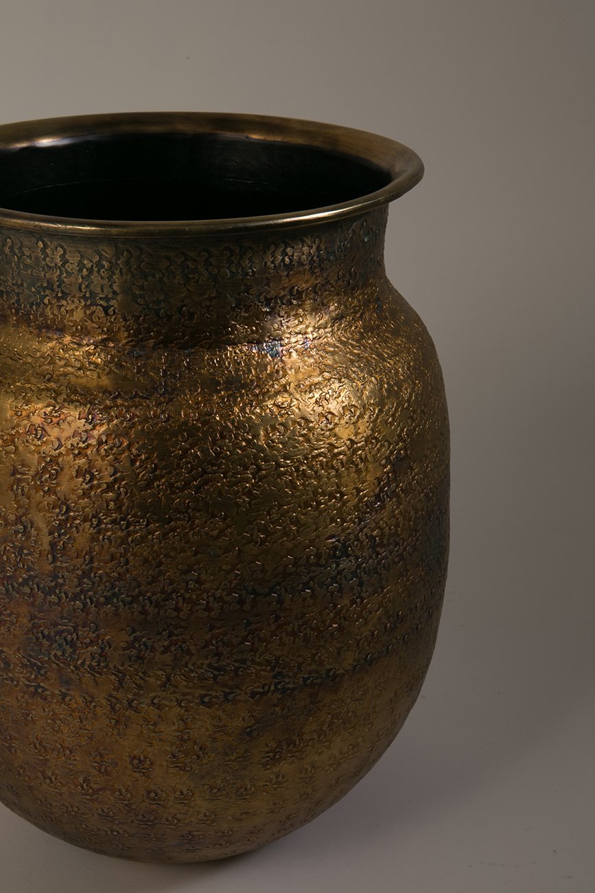BAHA brass vase