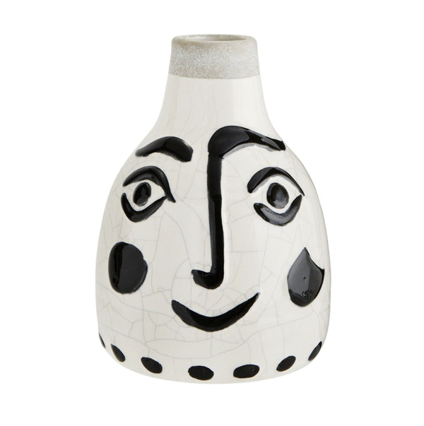 POELE stoneware vase white, Madam Stoltz, Eye on Design