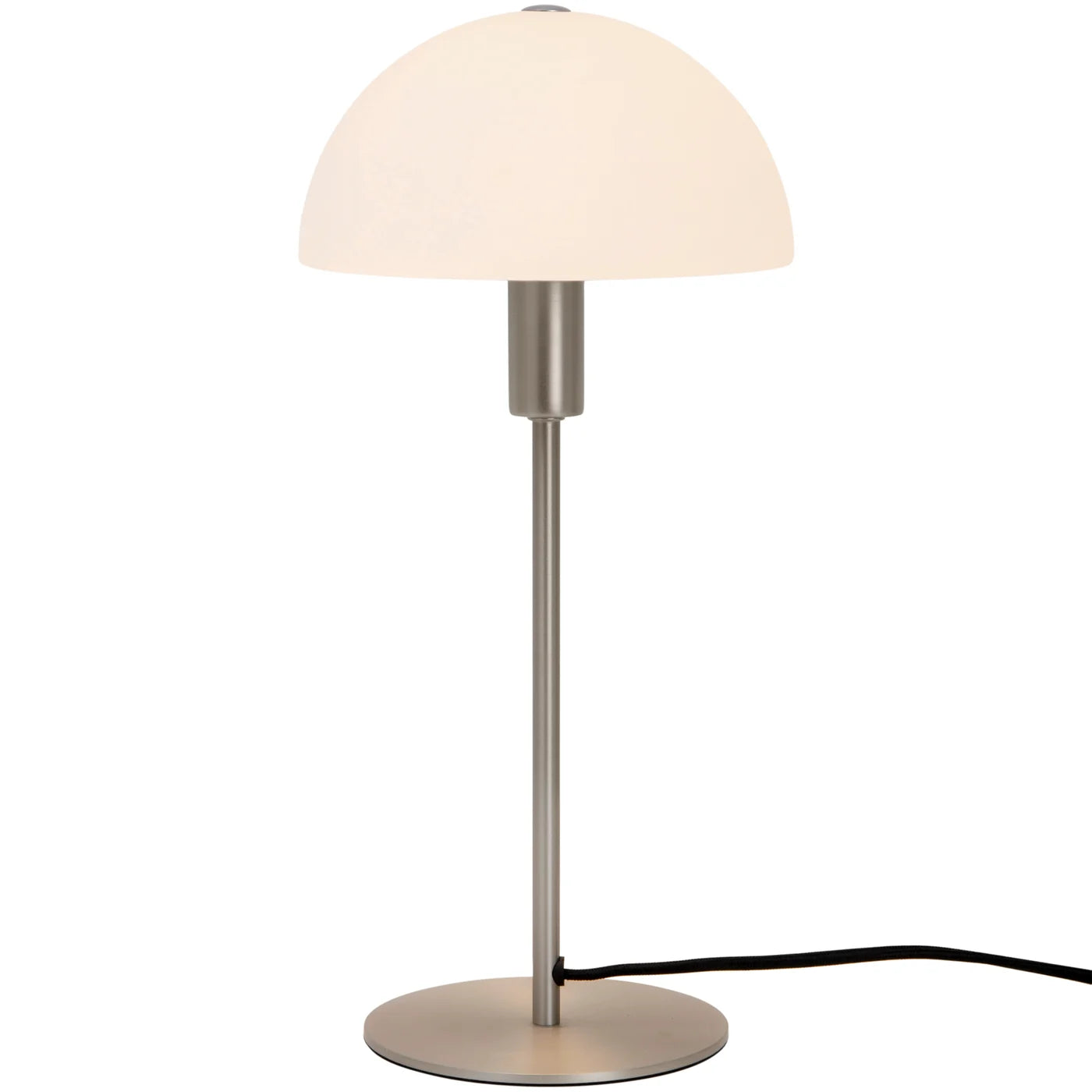 ELLEN table lamp silver with glass shade - Eye on Design