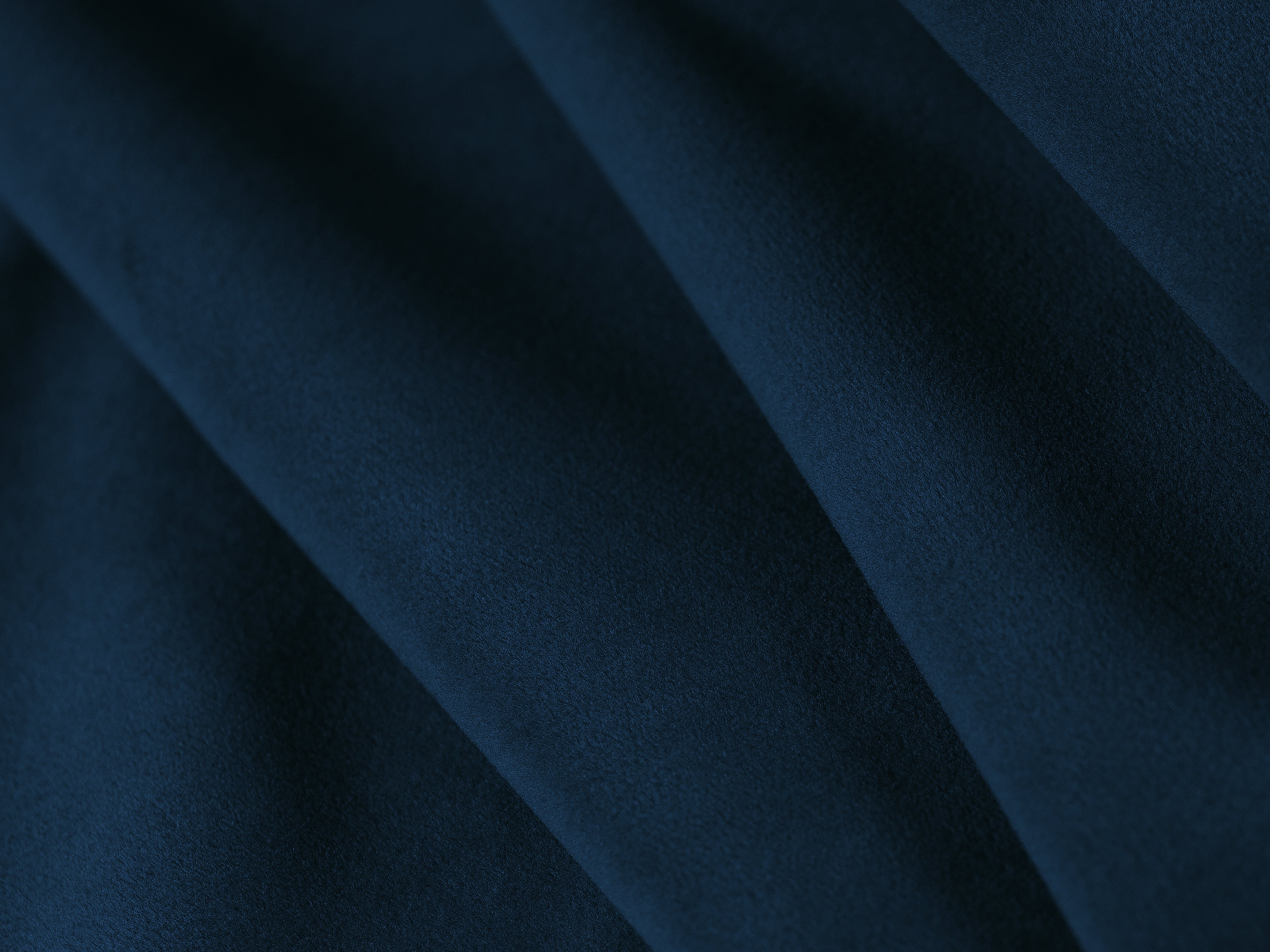 Velvet pouffe DAUPHINE navy blue