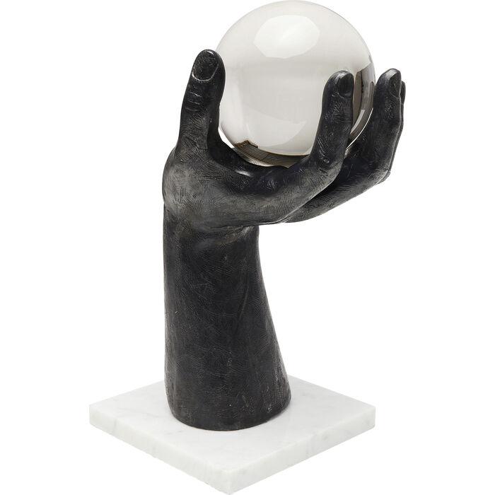 Decorative figurine DECO BALL HAND marble