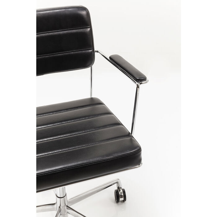 DOTTORE desk chair black eco leather