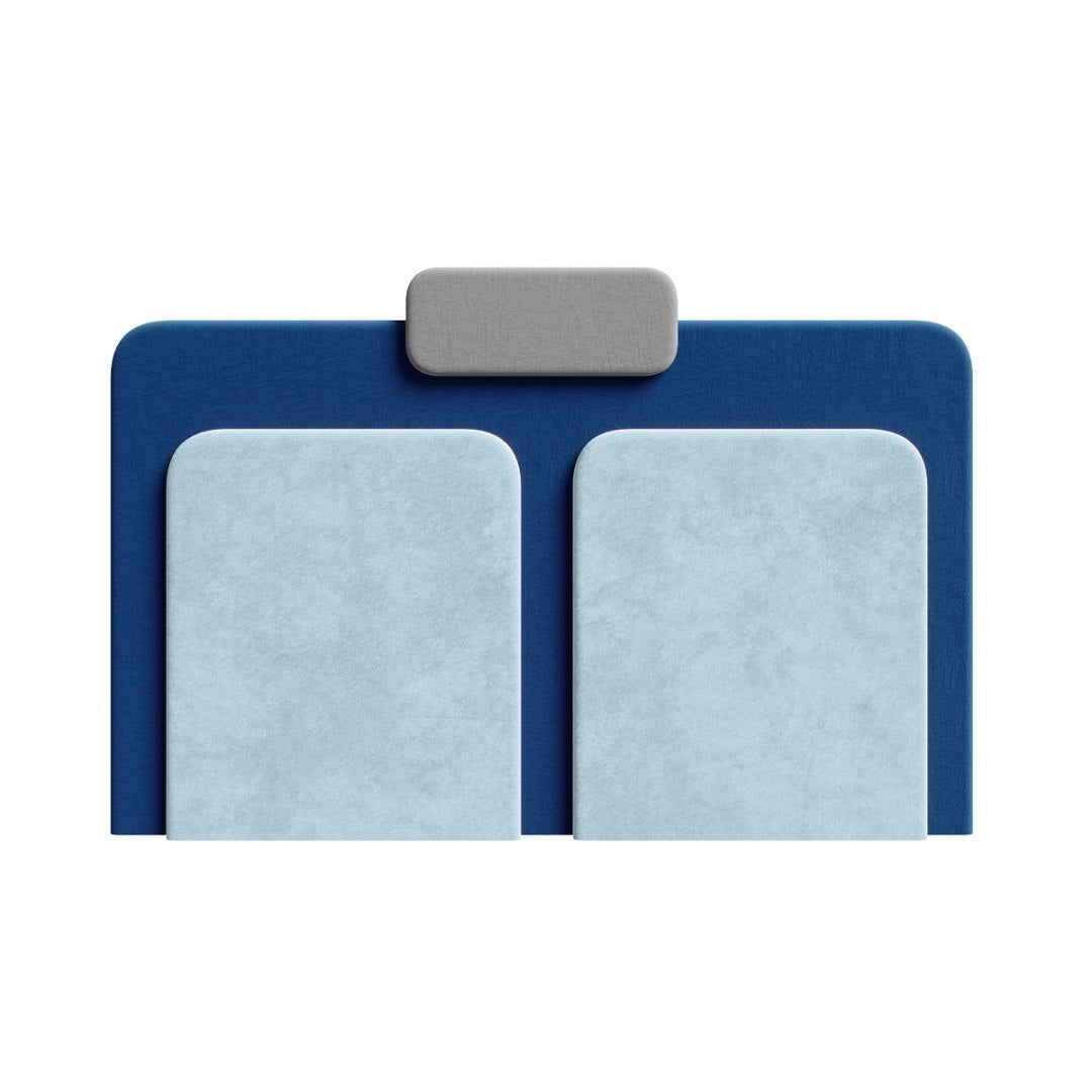 Upholstered bed PLUM 7 blue, Happy Barok, Eye on Design