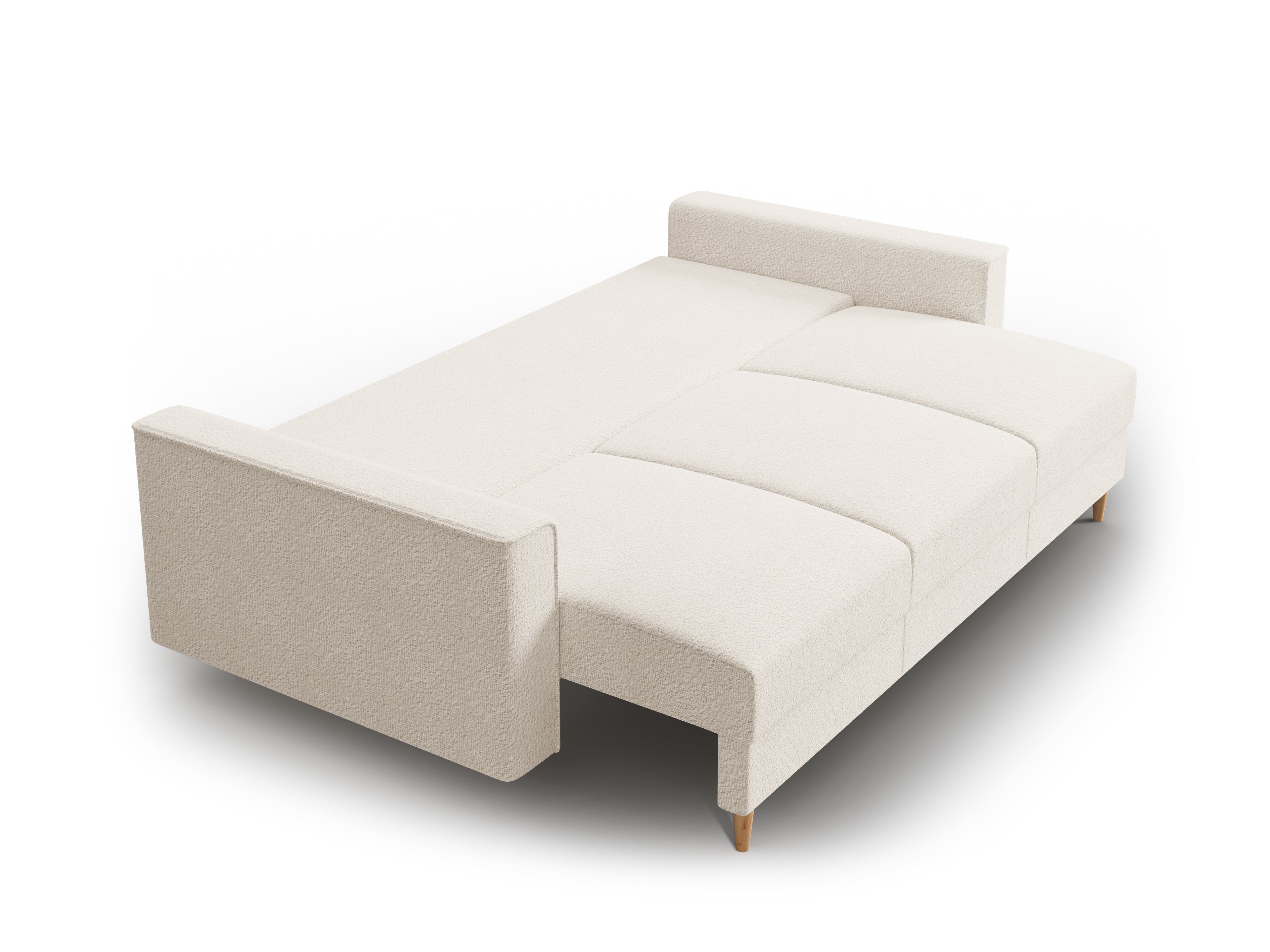 Boucle Sofa With Bed Function And Box, "Cartadera", 3 Seats, 222x100x92
Made in Europe, Mazzini Sofas, Eye on Design