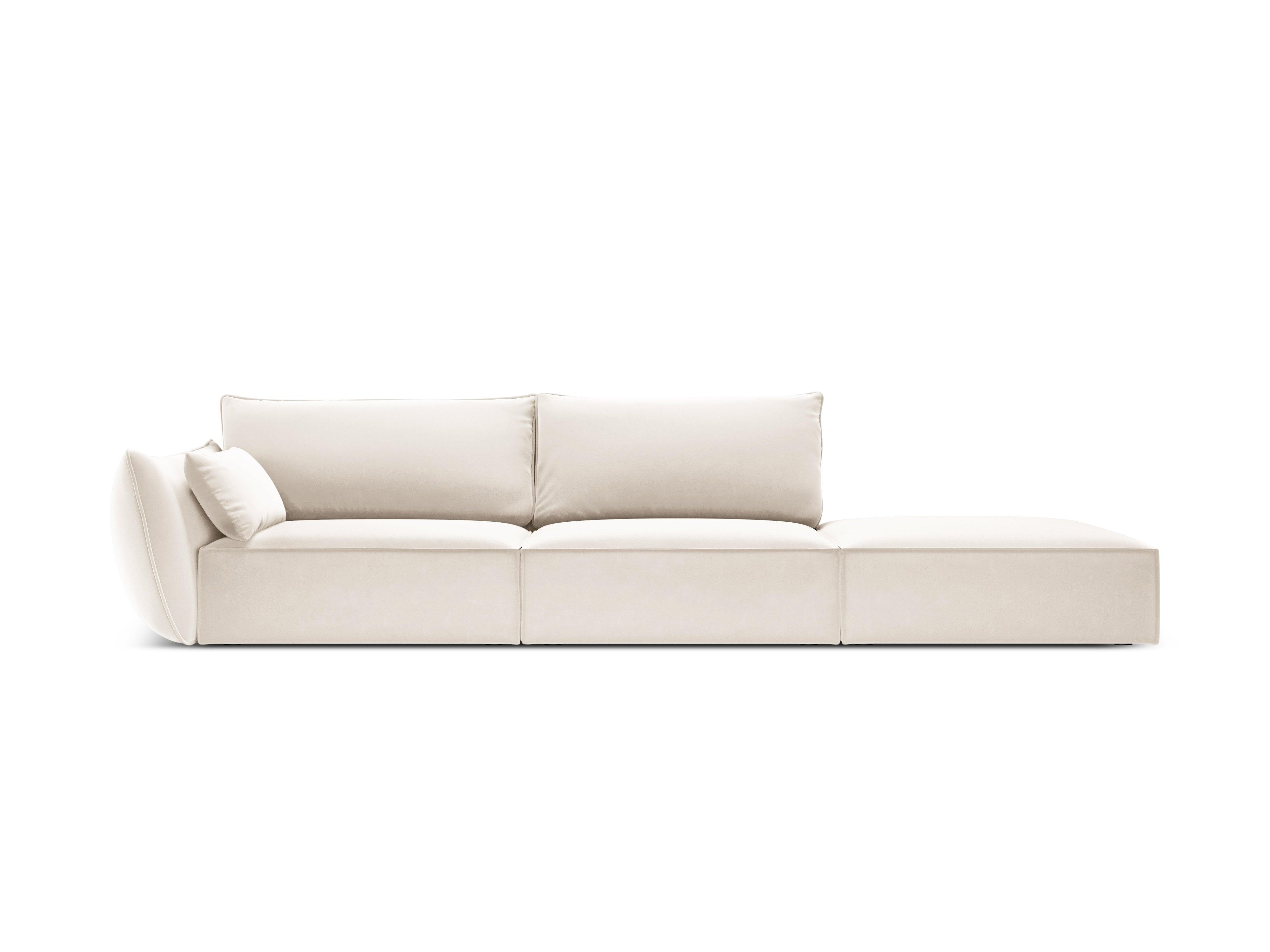Right Velvet Sofa, "Vanda", 4 Seats, 286x100x85
Made in Europe, Mazzini Sofas, Eye on Design