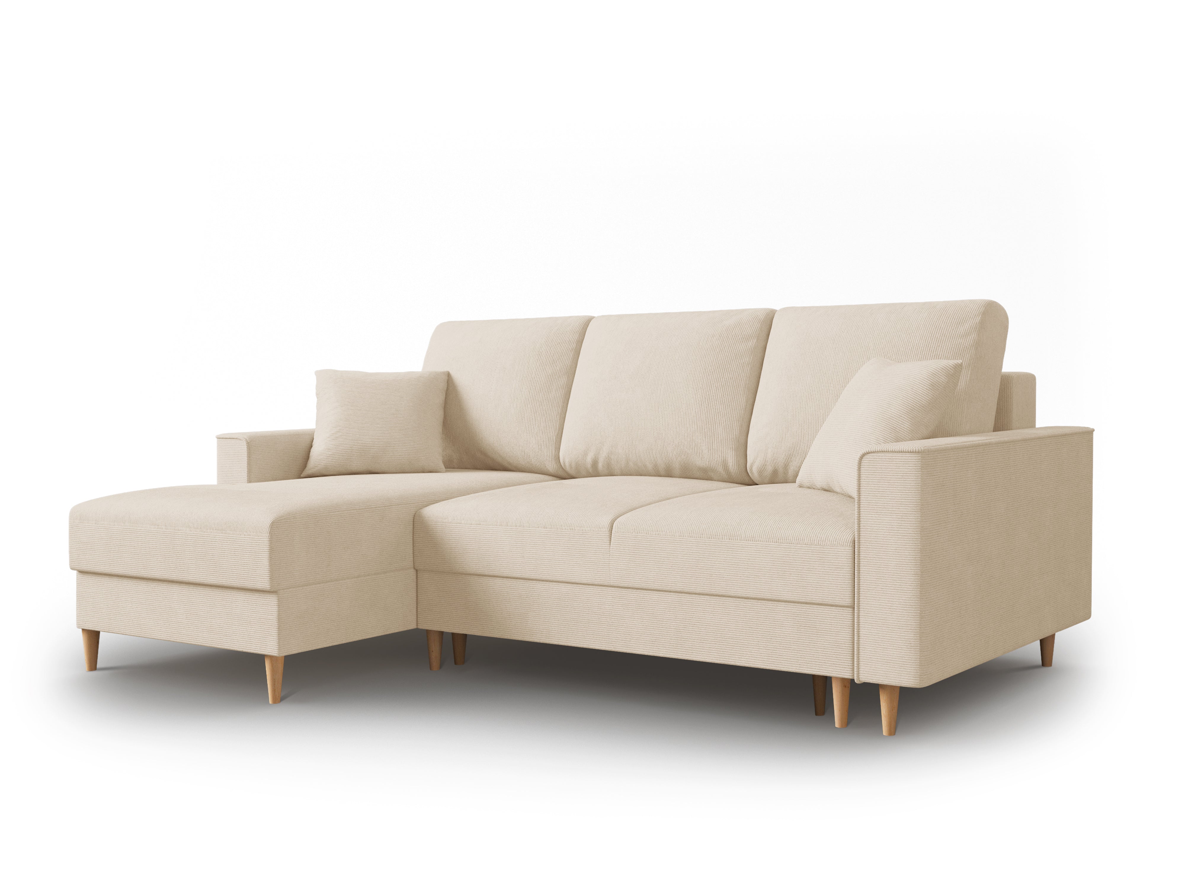 Left Corner Sofa With Bed Function And Box, "Cartadera", 4 Seats, 225x147x90
Made in Europe, Mazzini Sofas, Eye on Design
