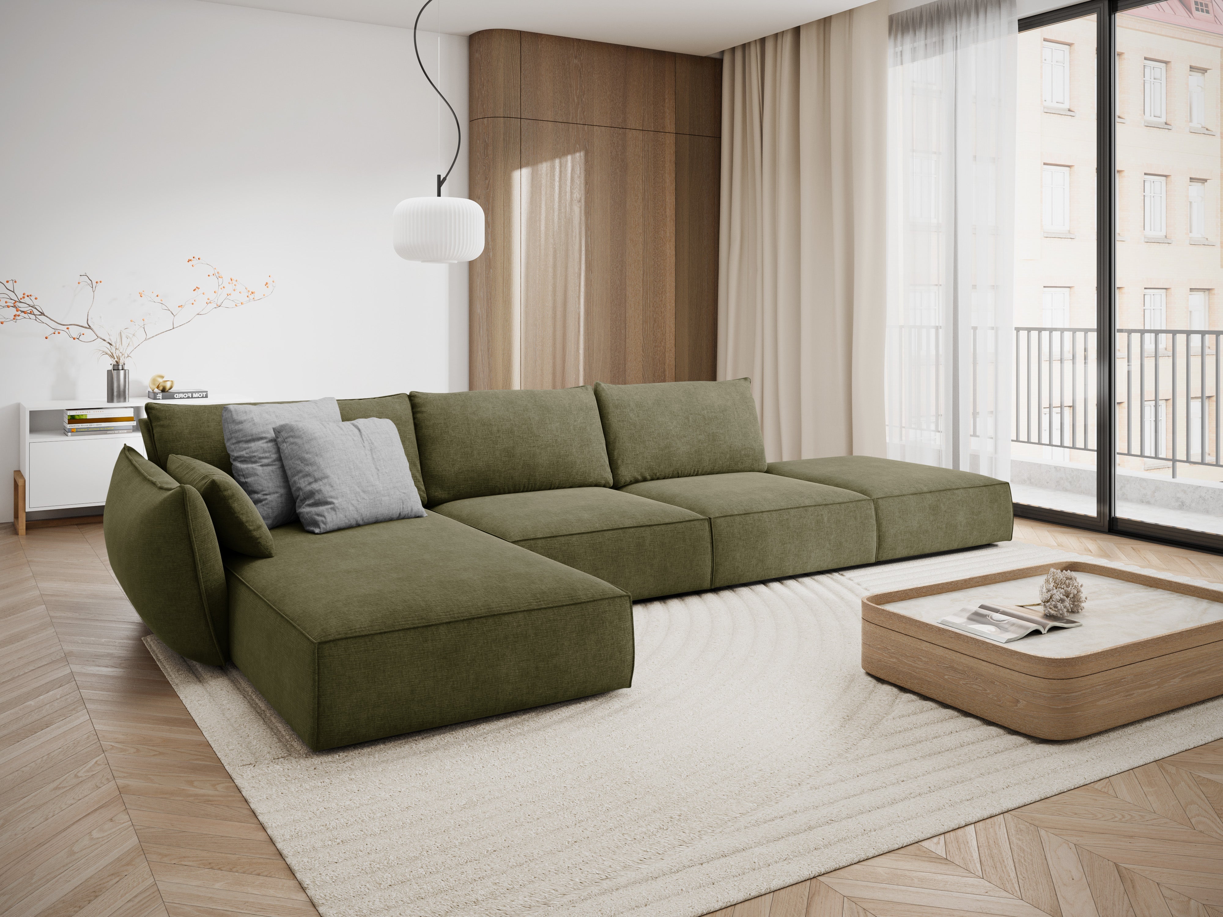 Left Corner Sofa, "Vanda", 5 Seats, 386x166x85
Made in Europe, Mazzini Sofas, Eye on Design