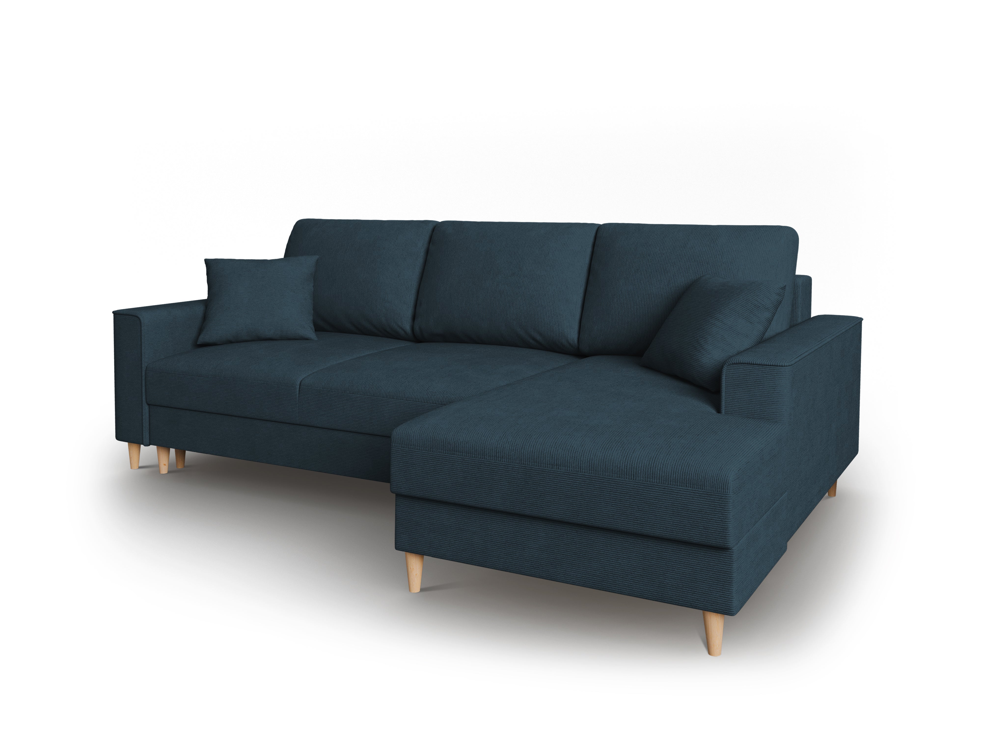 Right Corner Sofa With Bed Function And Box, "Cartadera", 4 Seats, 225x147x90
Made in Europe, Mazzini Sofas, Eye on Design
