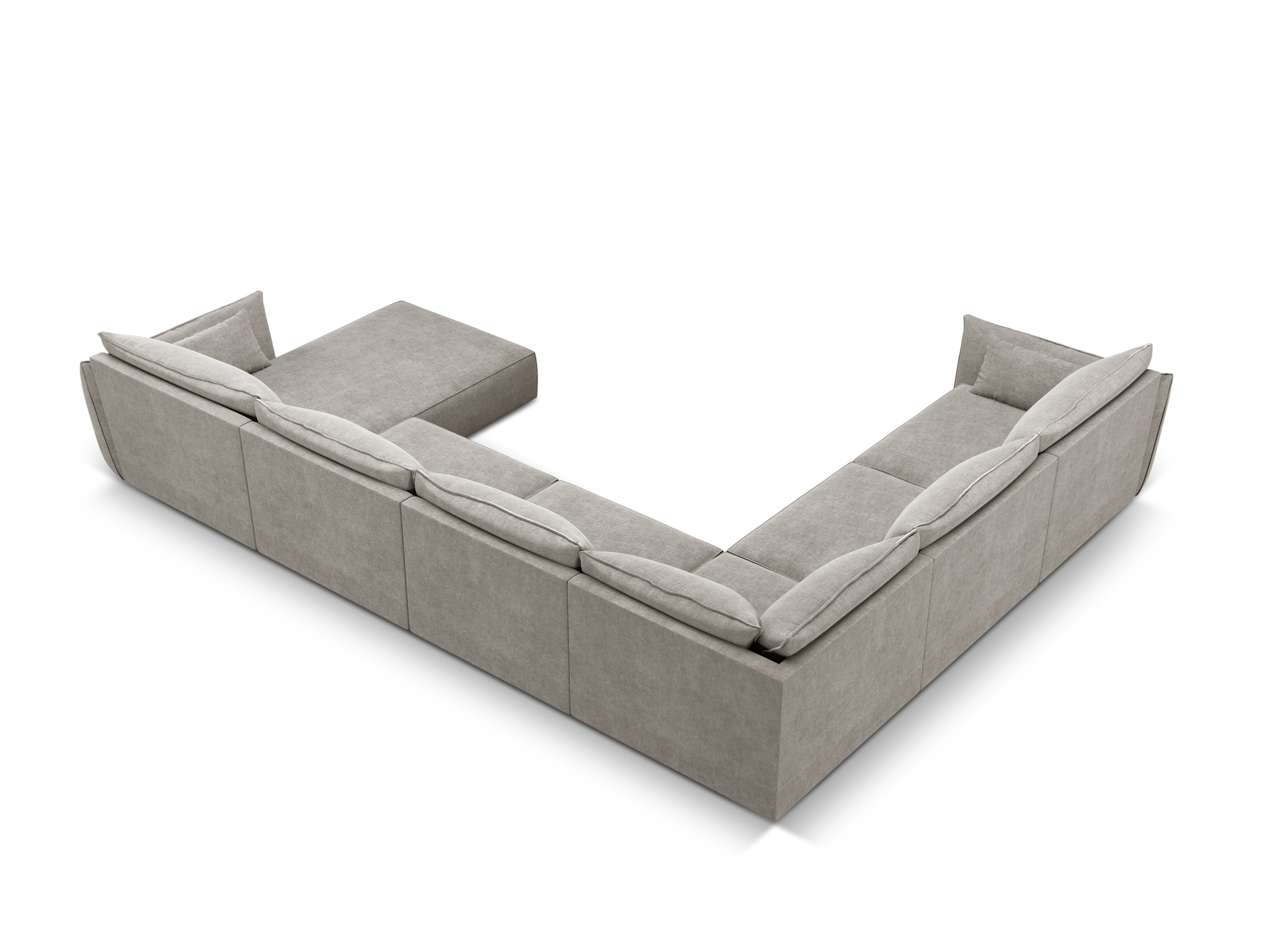Panoramic Left Corner Sofa, "Vanda", 8 Seats, 384x284x85
Made in Europe, Mazzini Sofas, Eye on Design