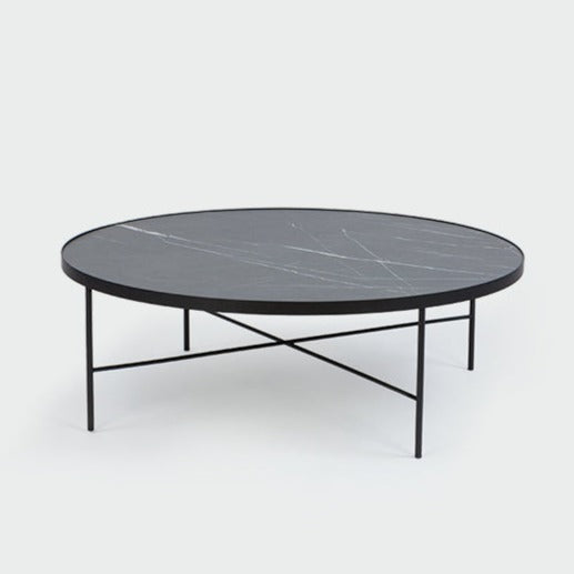 Coffee table HARSTAD #3 grey marble