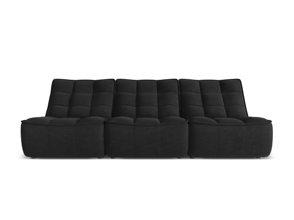 Sofa 3-osobowa MONI czarny melanż, Maison Heritage, Eye on Design