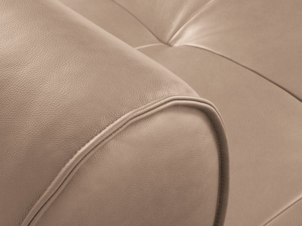 Sofa skórzana 3-osobowa LILY cappuccino, Maison Heritage, Eye on Design