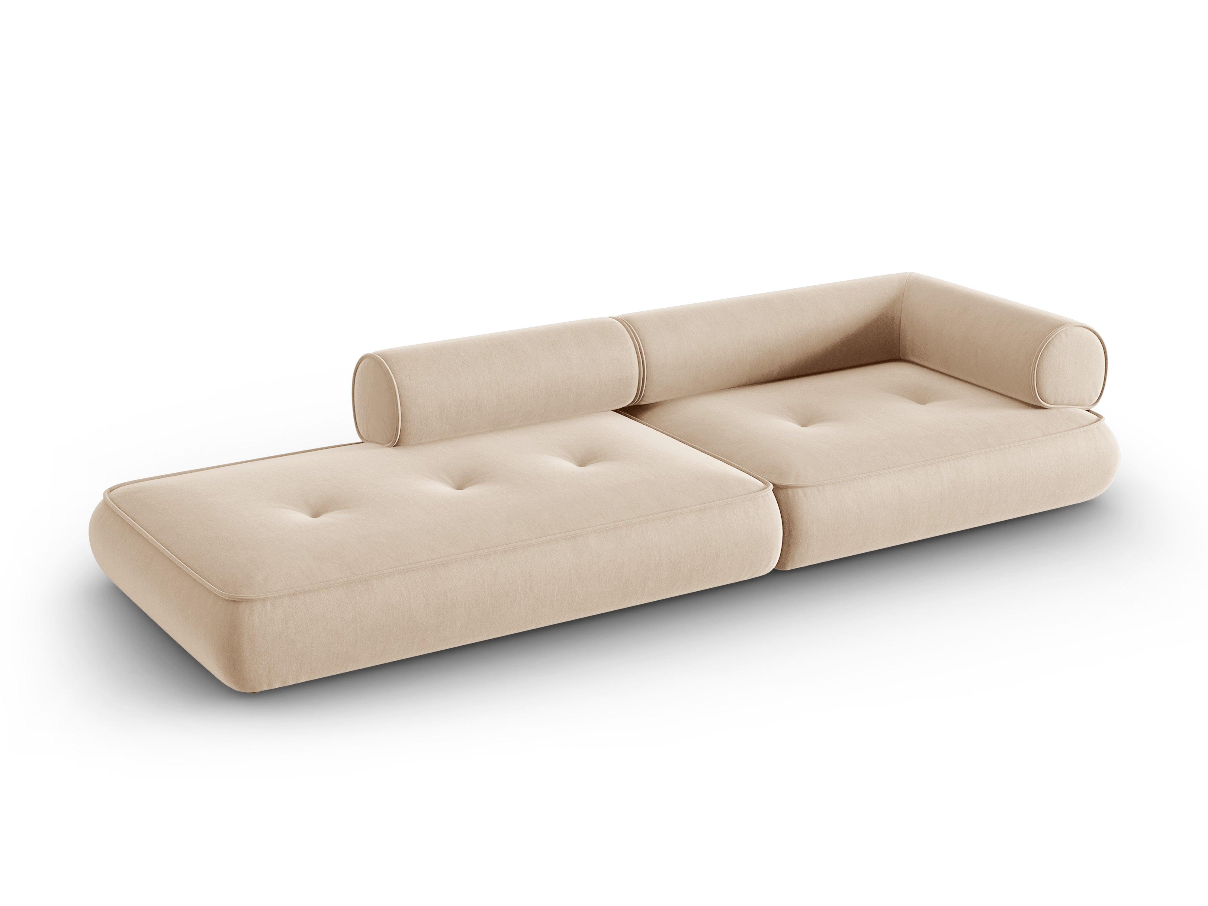 Modular Left Open Sofa, "Lily", 4 Seats, 292x105x74
 Made in Europe, Maison Heritage, Eye on Design