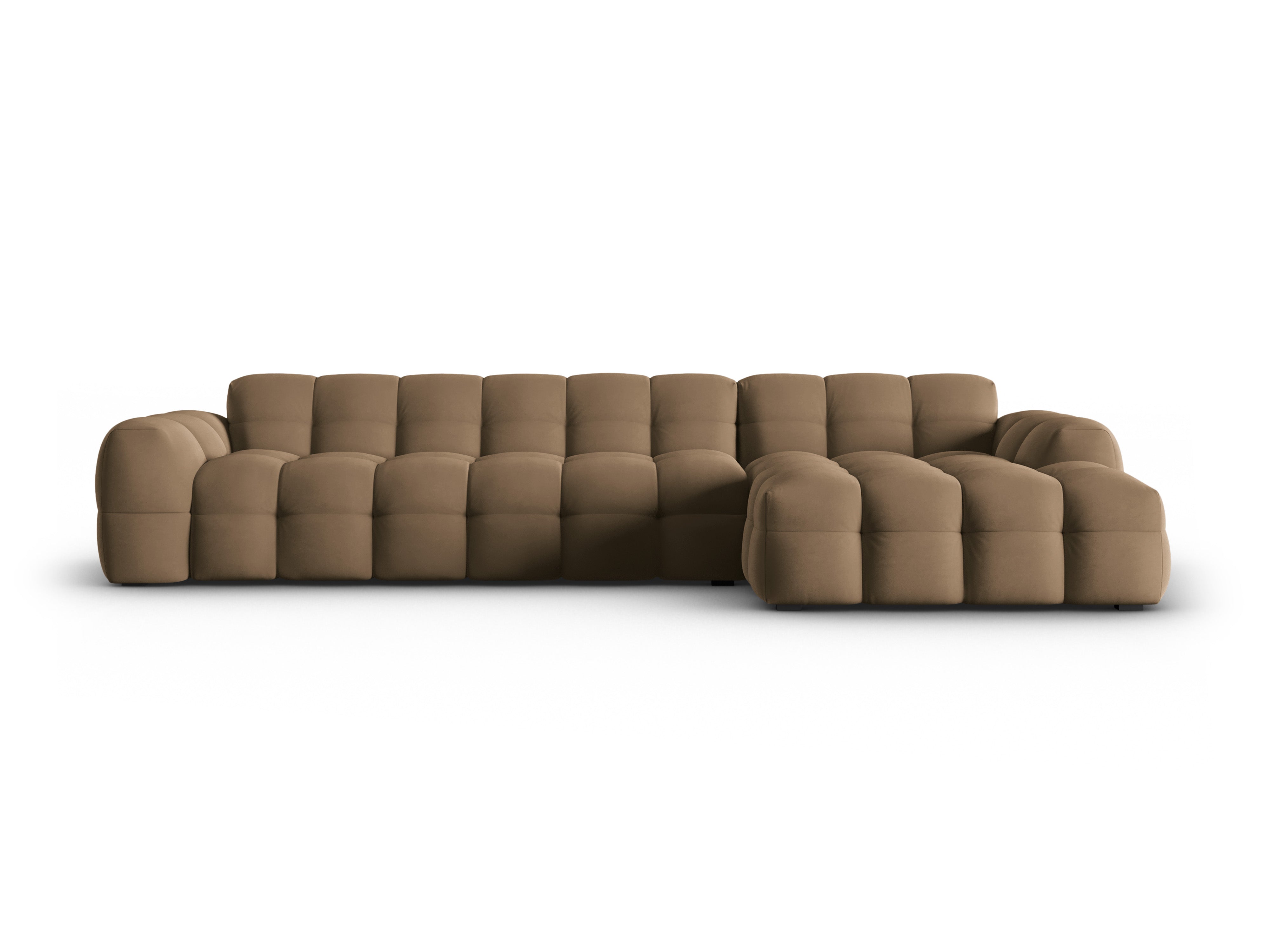Velvet Right Corner Sofa, "Nino", 4 Seats, 320x170x68
Made in Europe, Maison Heritage, Eye on Design