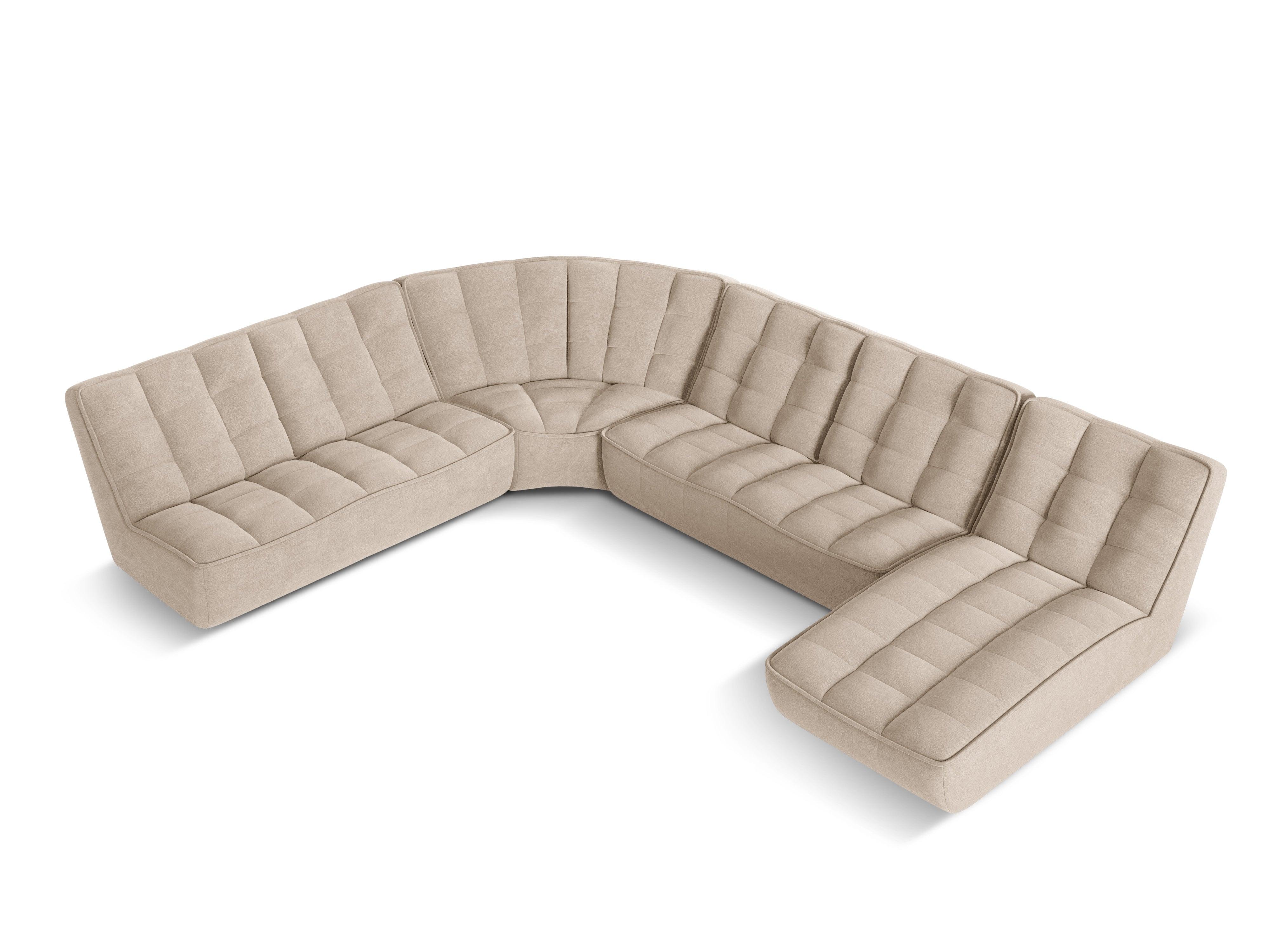 Modular Panoramic Left Corner Sofa, "Moni", 8 Seats, 367x284x91
Made in Europe, Maison Heritage, Eye on Design