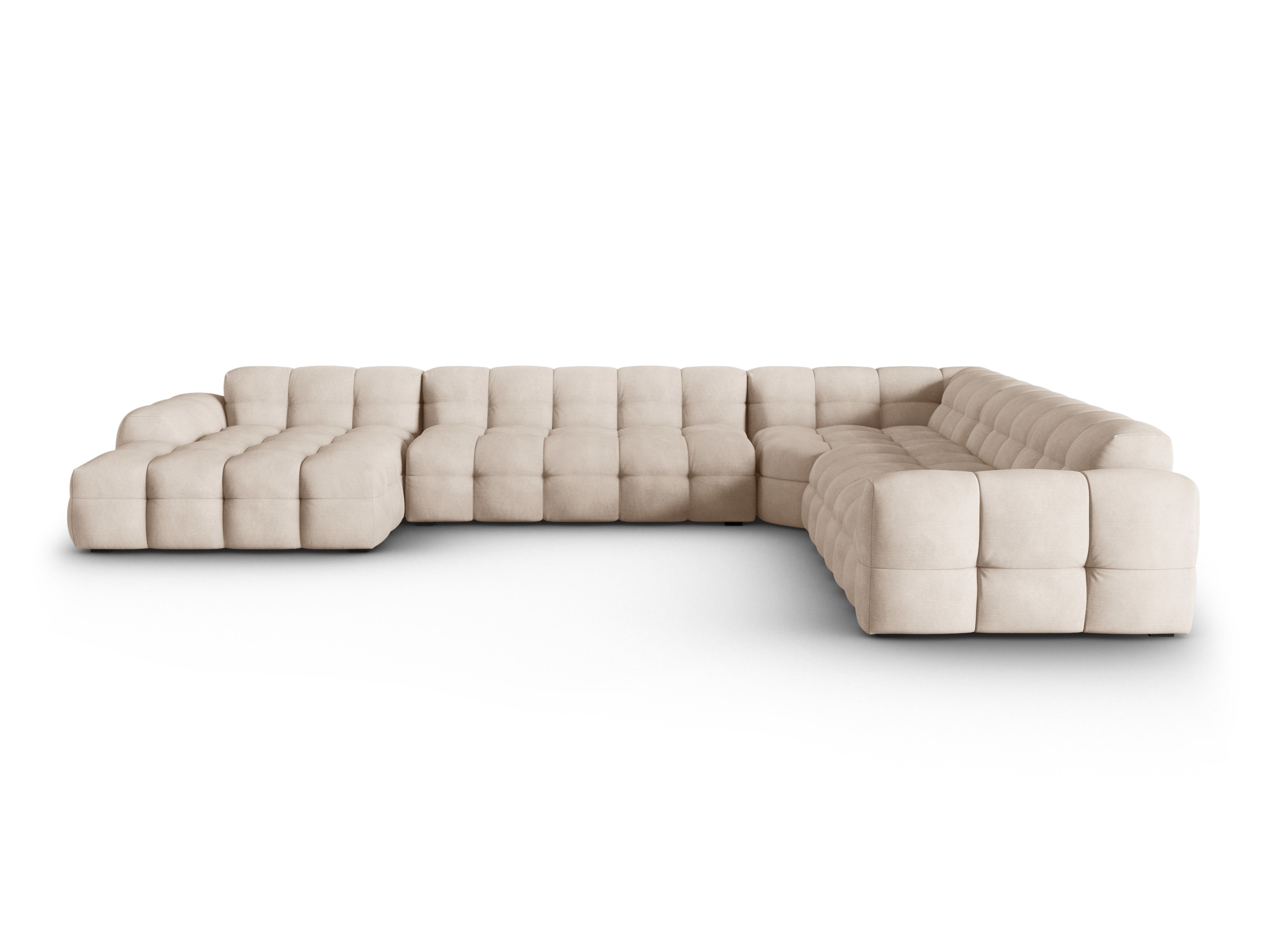 Panoramic Right Corner Sofa, "Nino", 7 Seats, 378x322x68
Made in Europe, Maison Heritage, Eye on Design