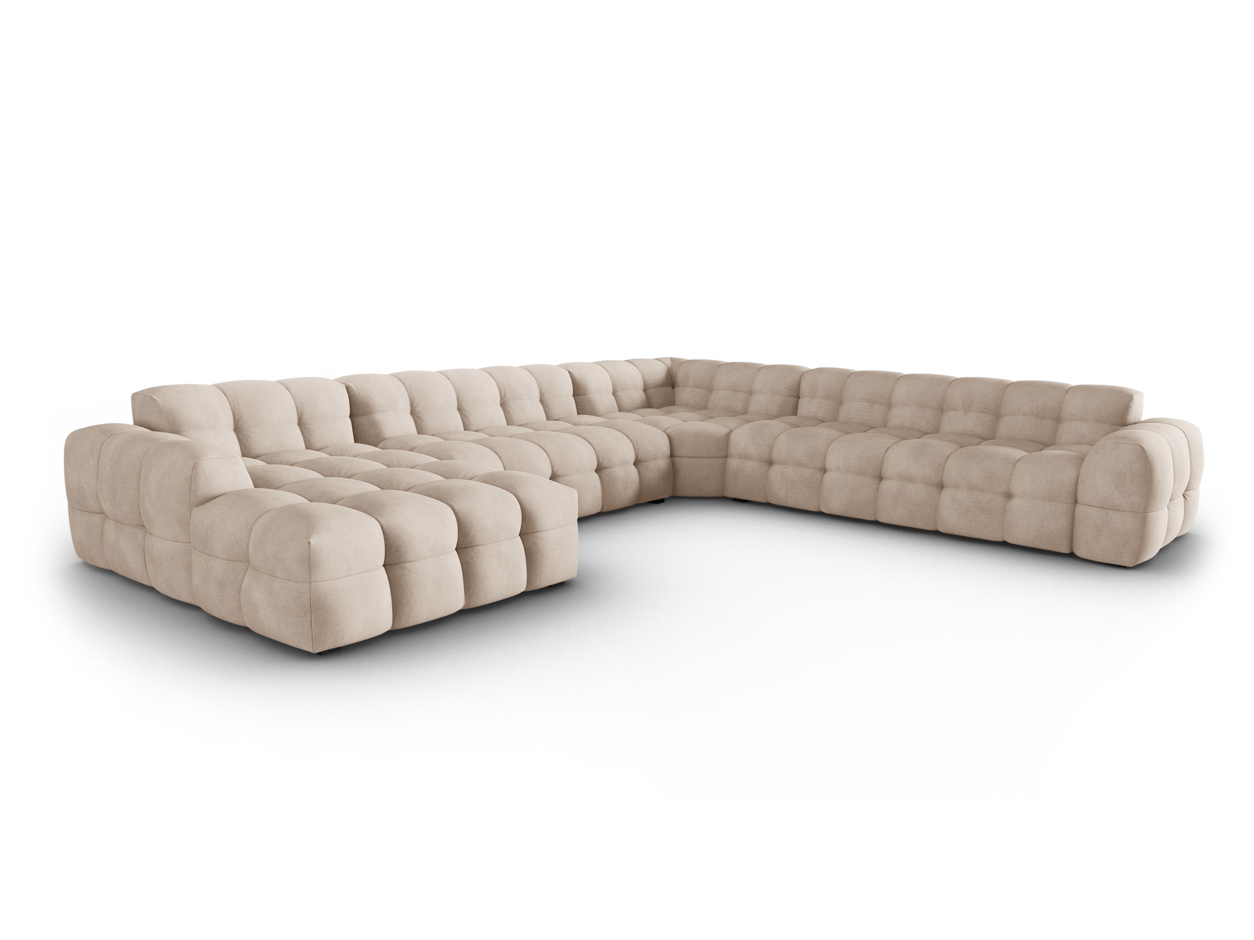 Panoramic Right Corner Sofa, "Nino", 7 Seats, 378x322x68
Made in Europe, Maison Heritage, Eye on Design