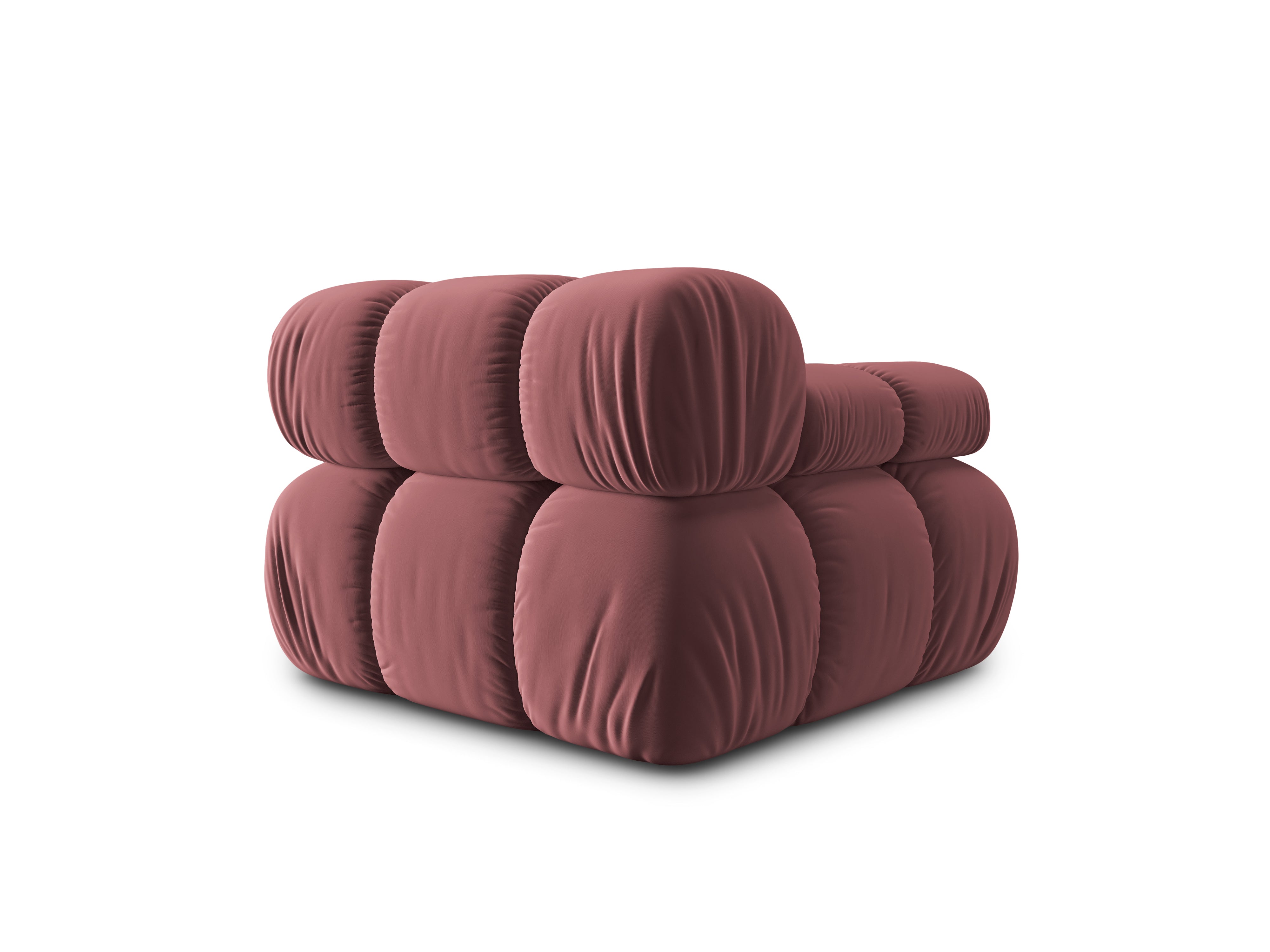 Modular sofa BELLIS - left-side module pink