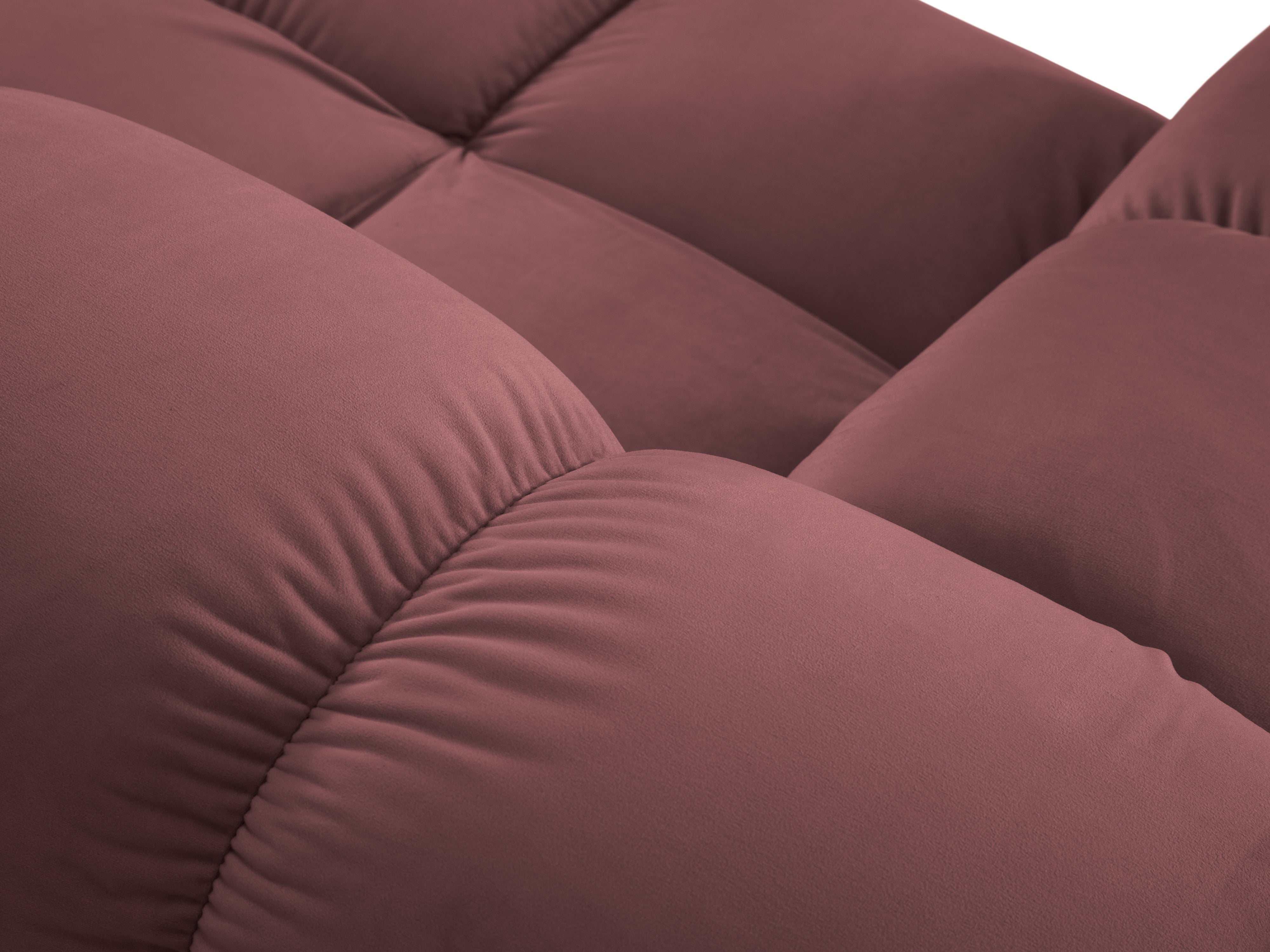 Modular sofa BELLIS - left-side module pink