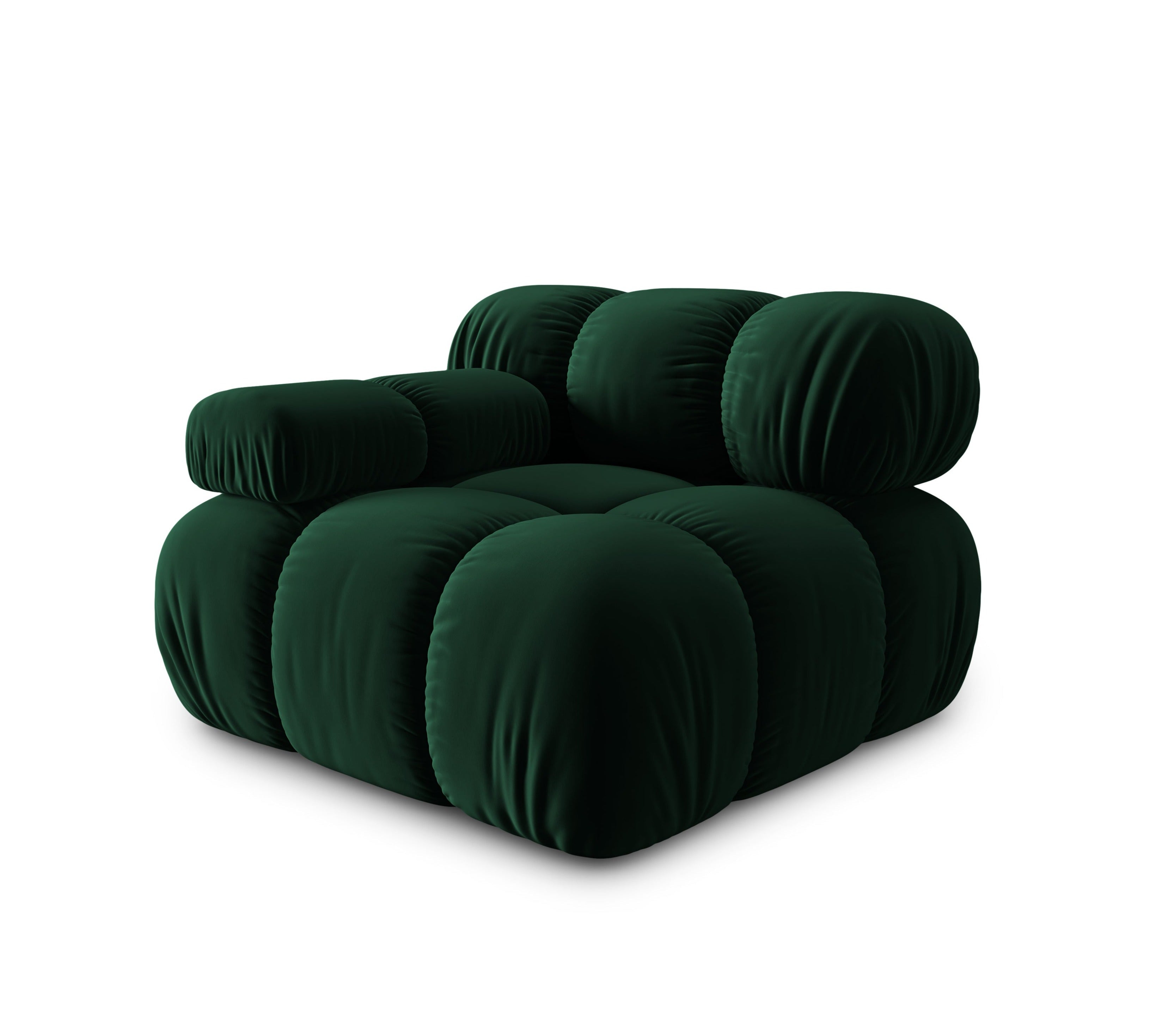 BELLIS modular sofa - left-hand module bottle green, Micadoni, Eye on Design