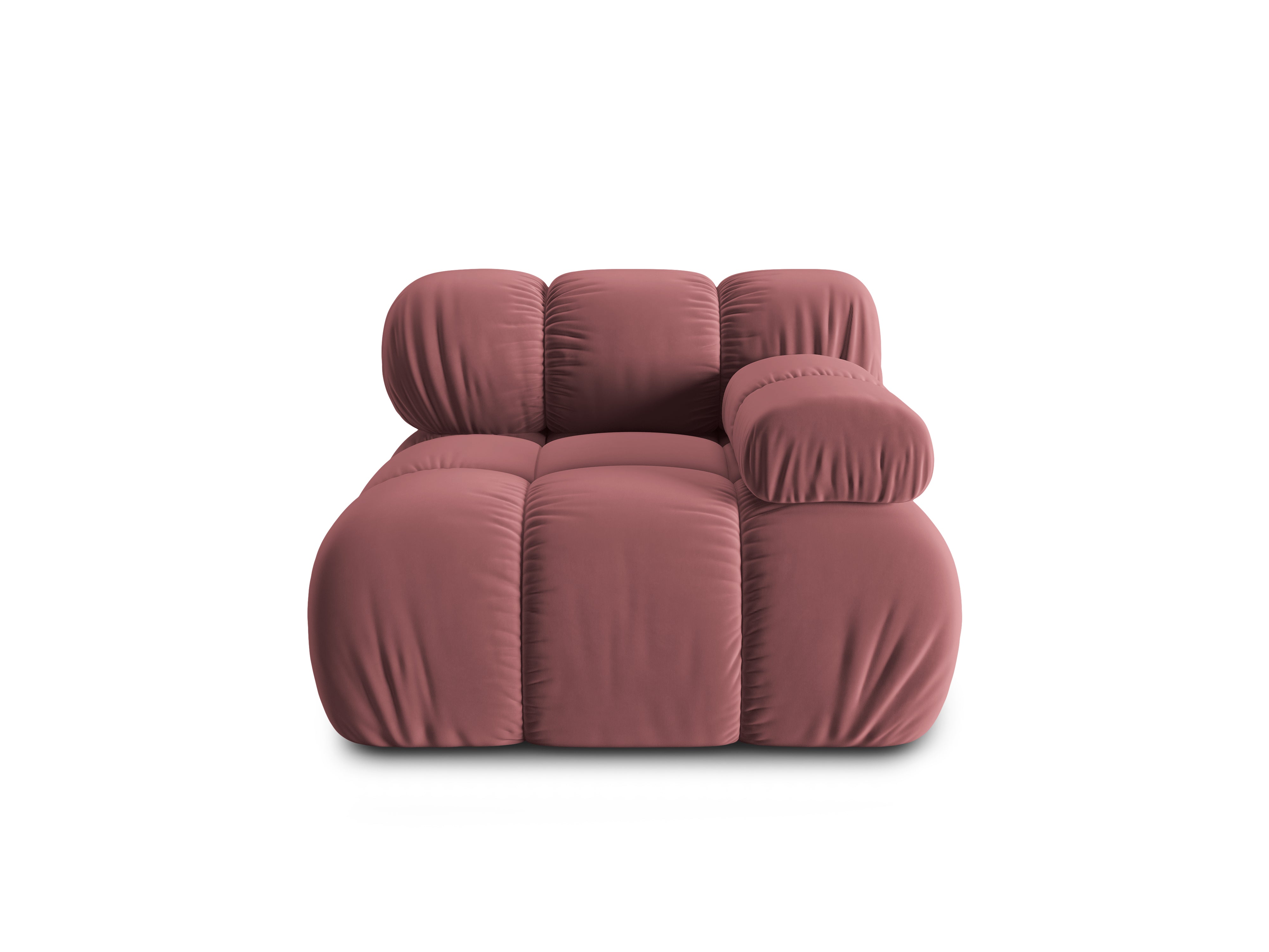 Modular sofa BELLIS - right-side module pink