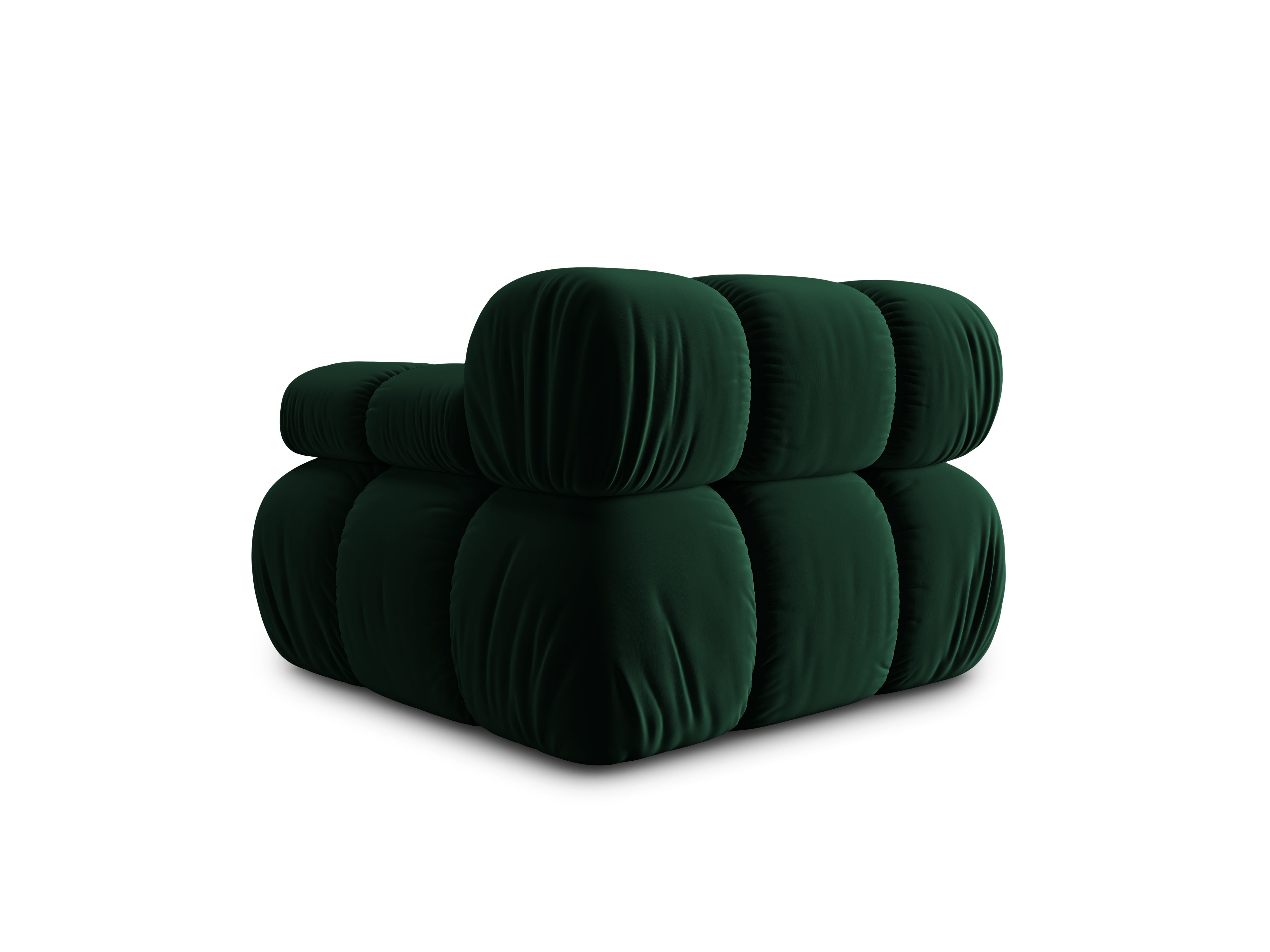 Modular sofa BELLIS - right-side module bottle green