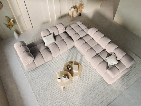 Modular sofa BELLIS - right-side module cappuccino