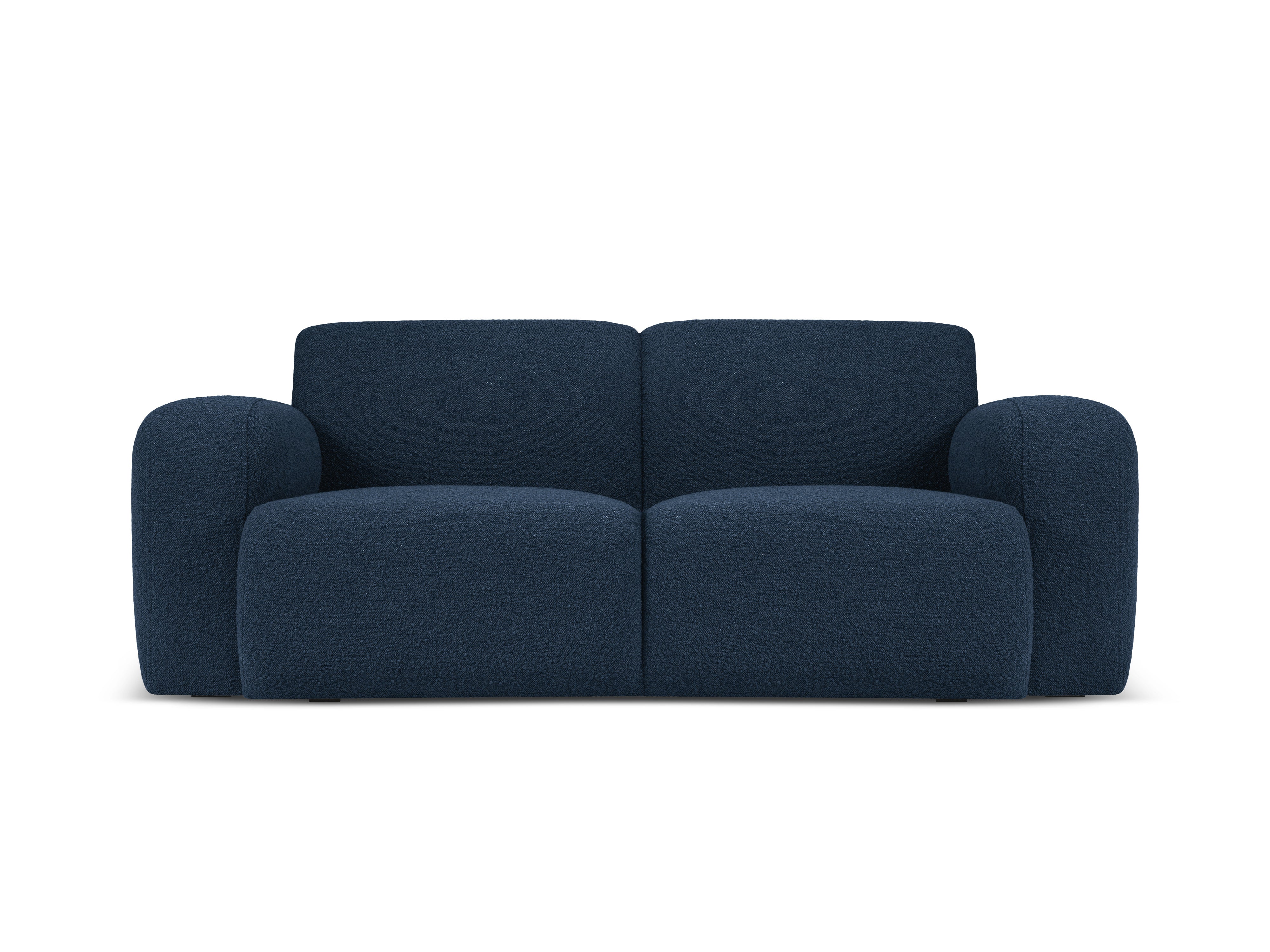 2-seater sofa boucle MOLINO navy blue